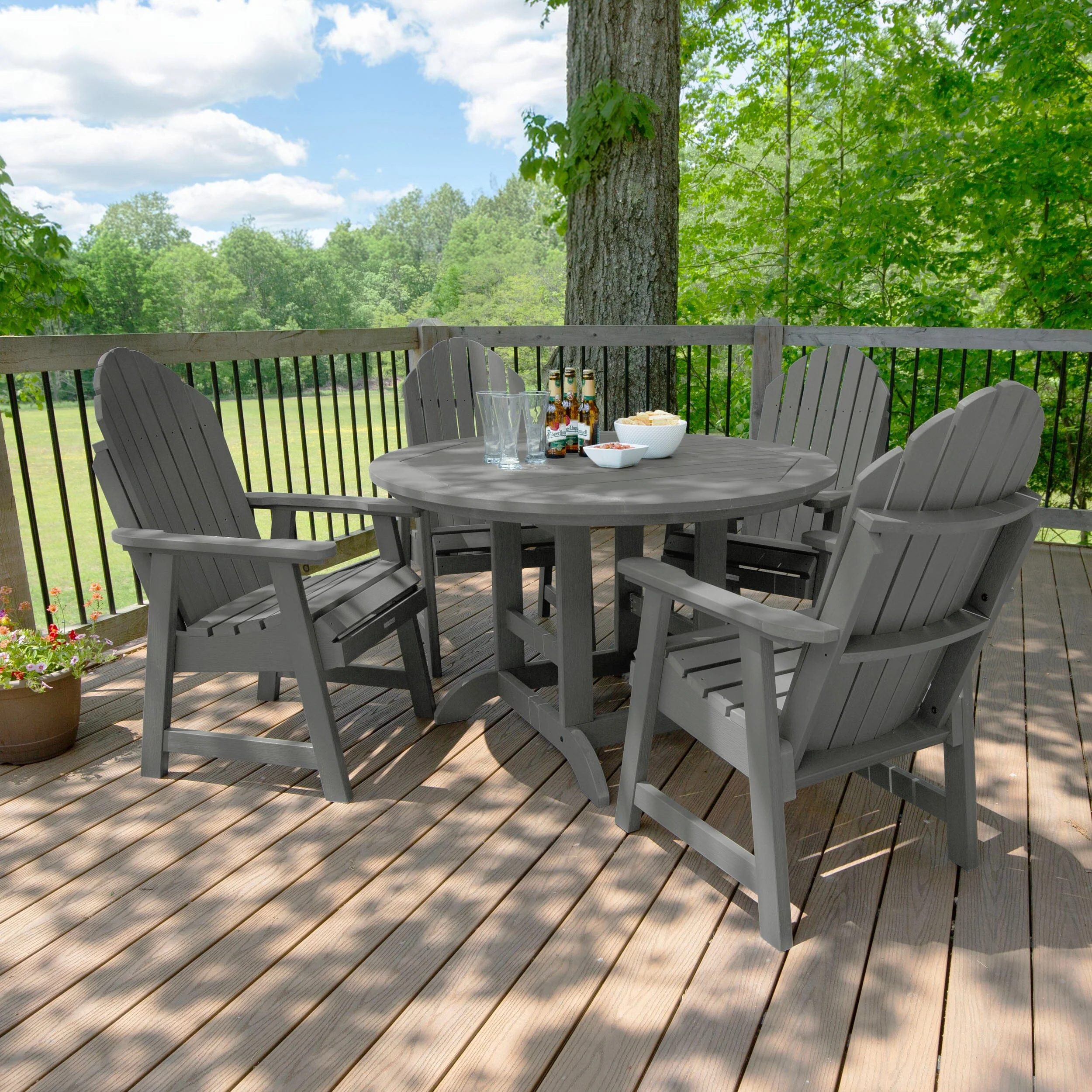 Hamilton 5pc 48in Round Dining Set - Dining Height - Image 11