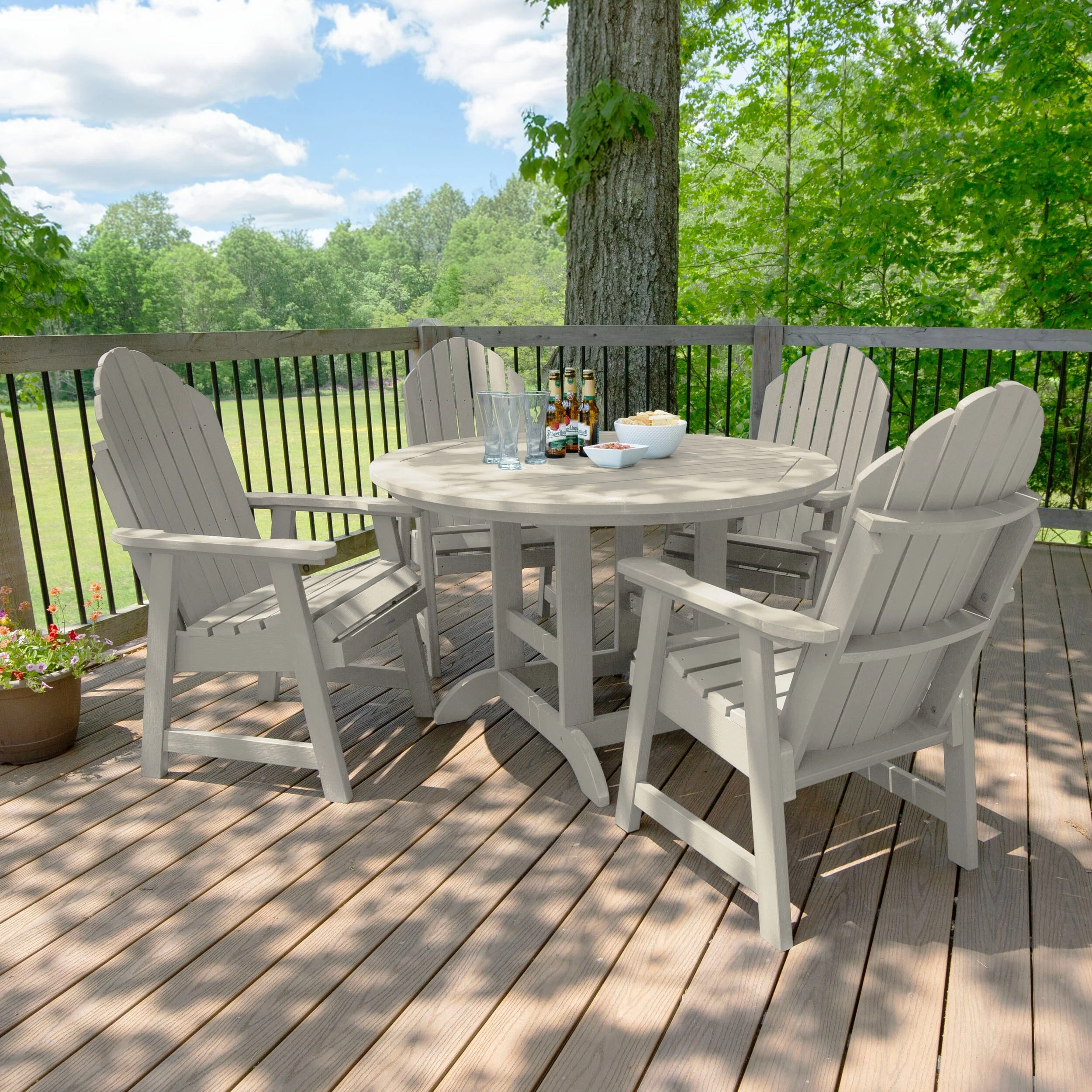 Hamilton 5pc 48in Round Dining Set - Dining Height - Image 14