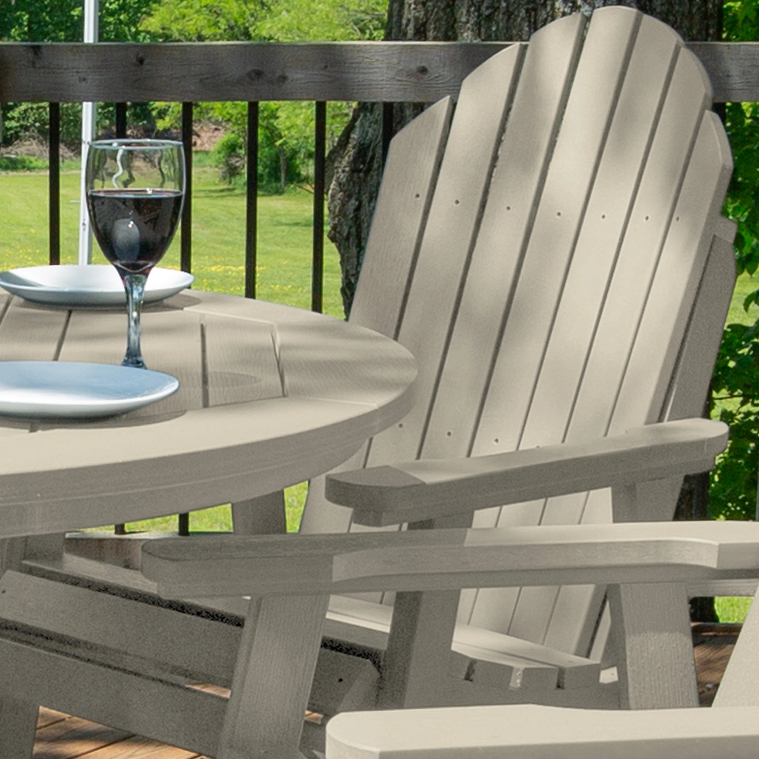 Hamilton 5pc 48in Round Dining Set - Dining Height - Image 15