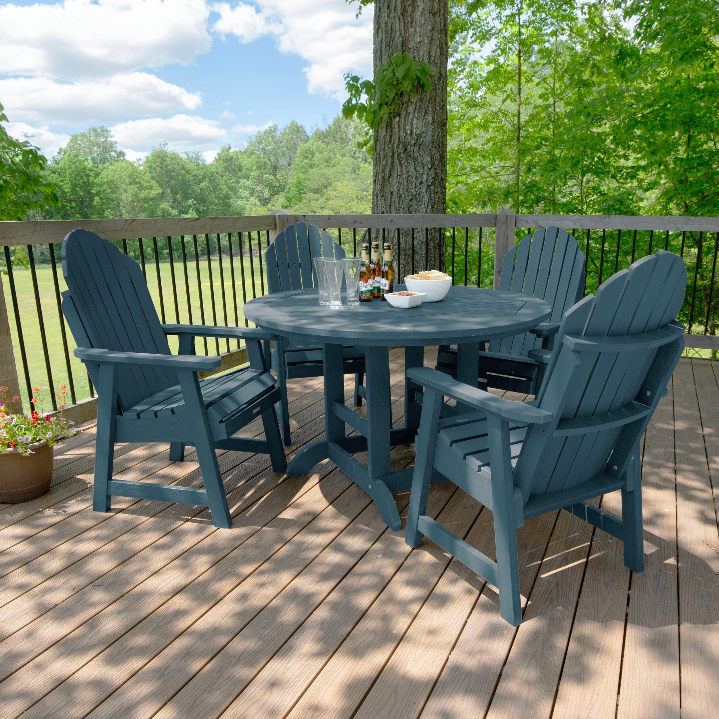 Hamilton 5pc 48in Round Dining Set - Dining Height - Image 17