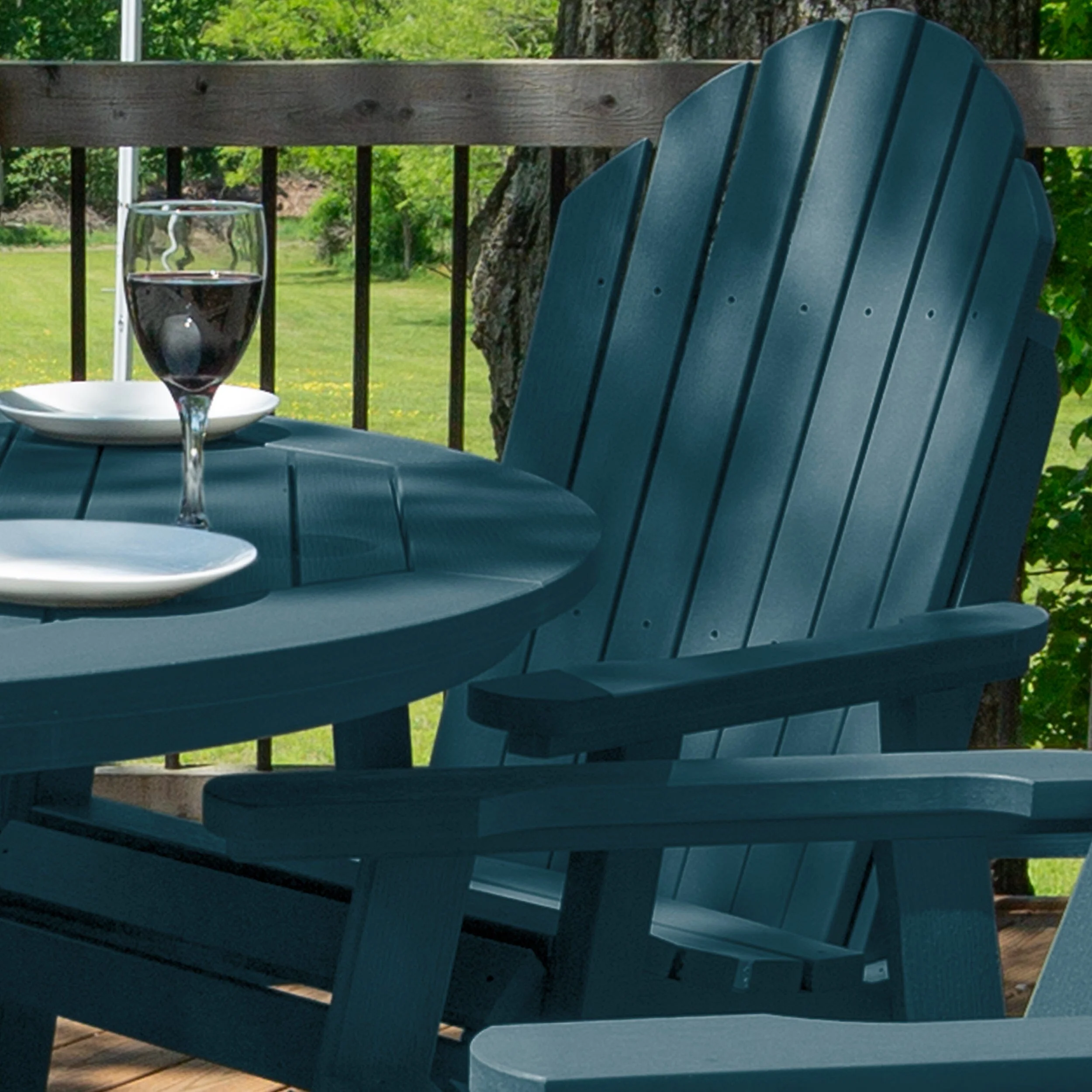 Hamilton 5pc 48in Round Dining Set - Dining Height - Image 18