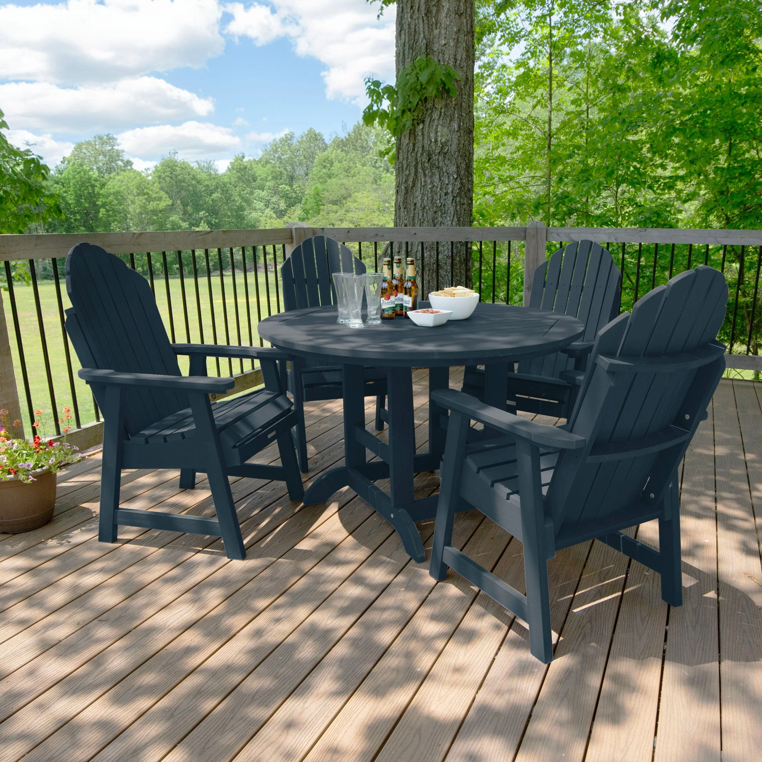Hamilton 5pc 48in Round Dining Set - Dining Height - Image 20