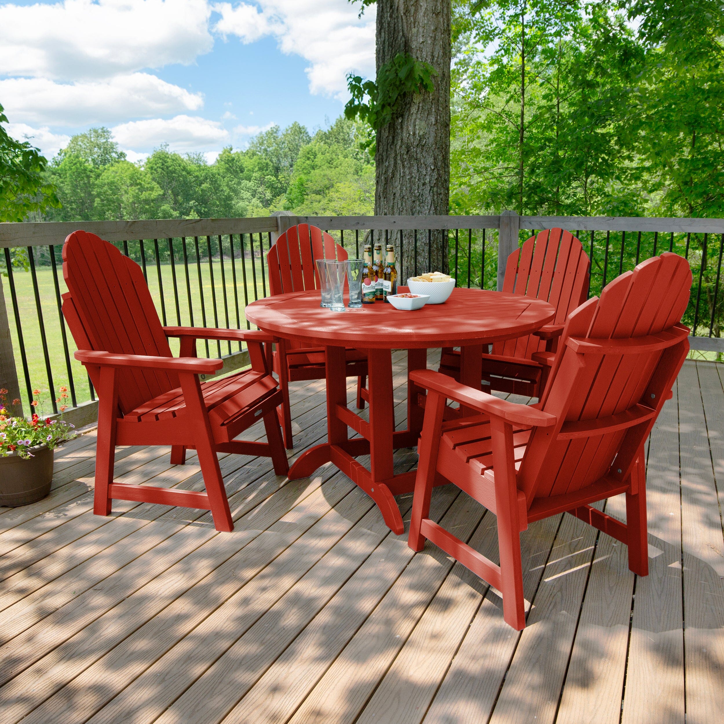 Hamilton 5pc 48in Round Dining Set - Dining Height - Image 23