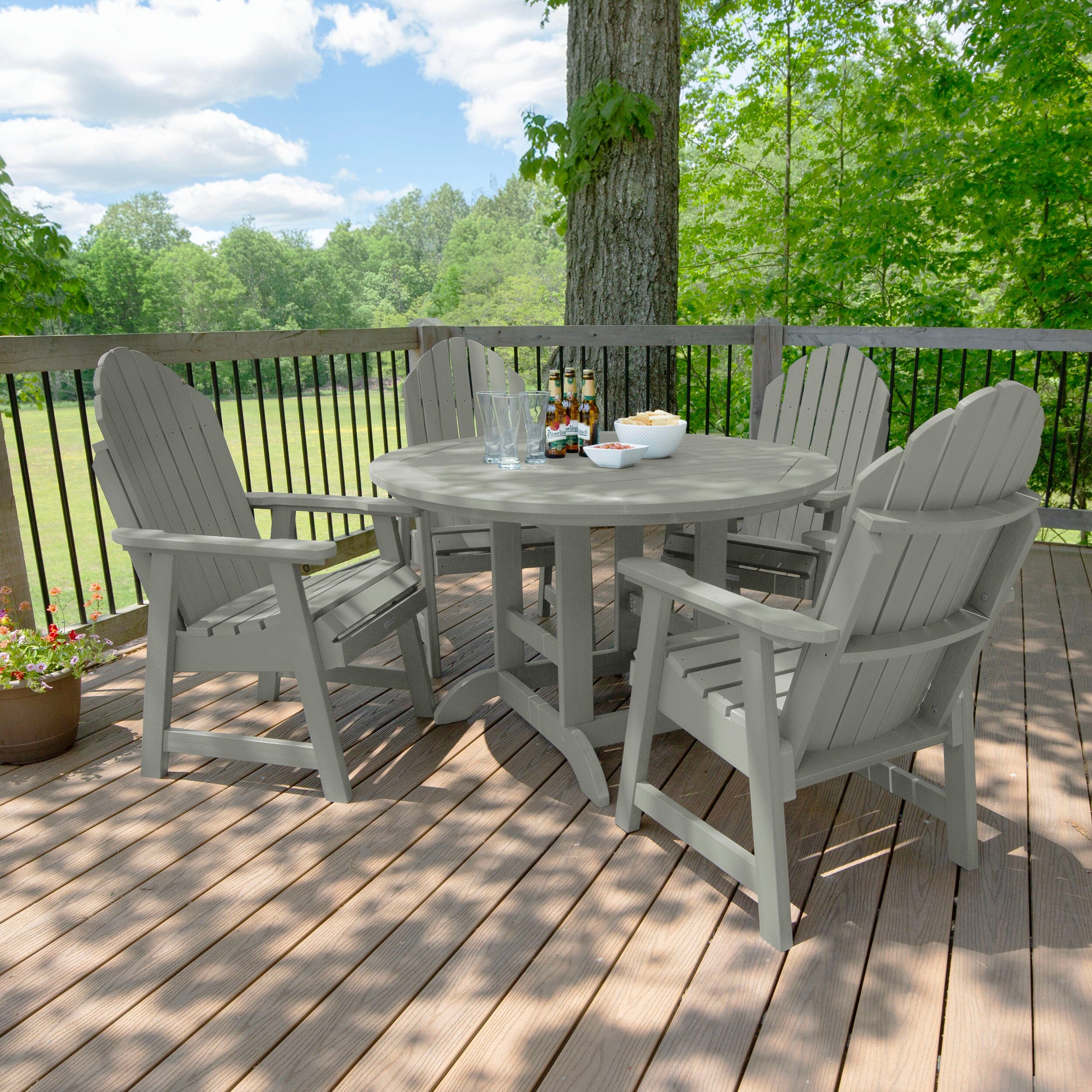 Hamilton 5pc 48in Round Dining Set - Dining Height - Image 26