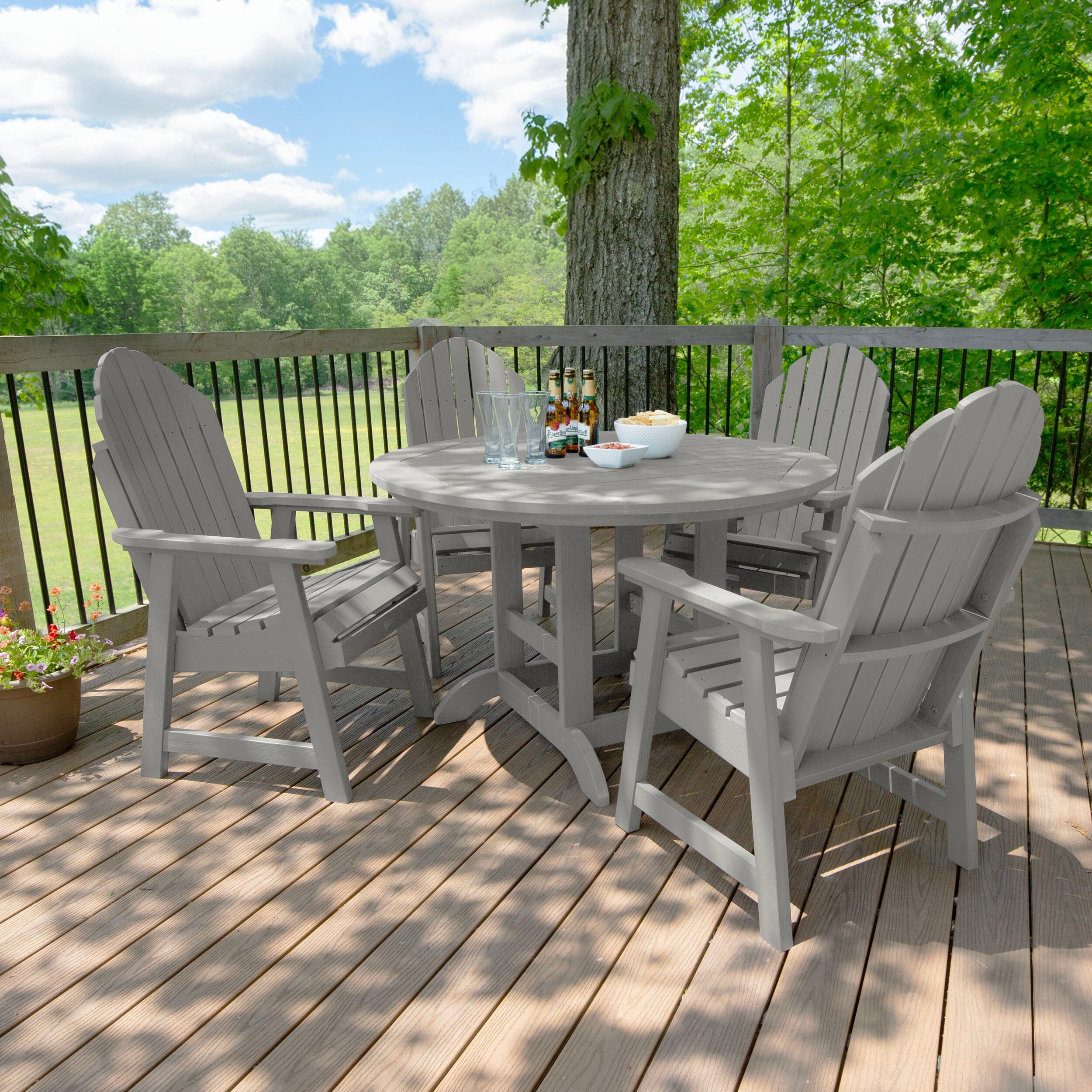 Hamilton 5pc 48in Round Dining Set - Dining Height - Image 29