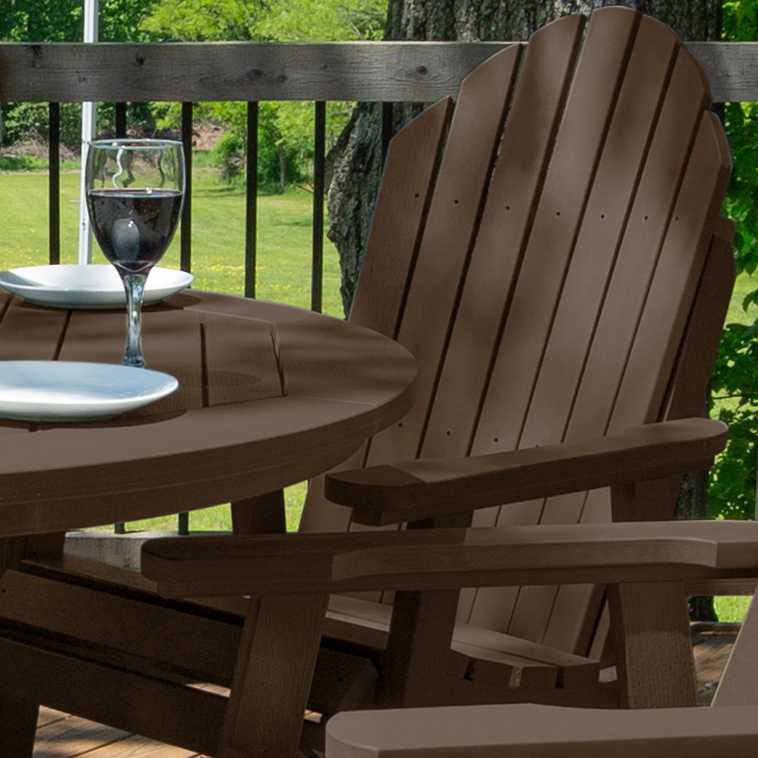 Hamilton 5pc 48in Round Dining Set - Dining Height - Image 3