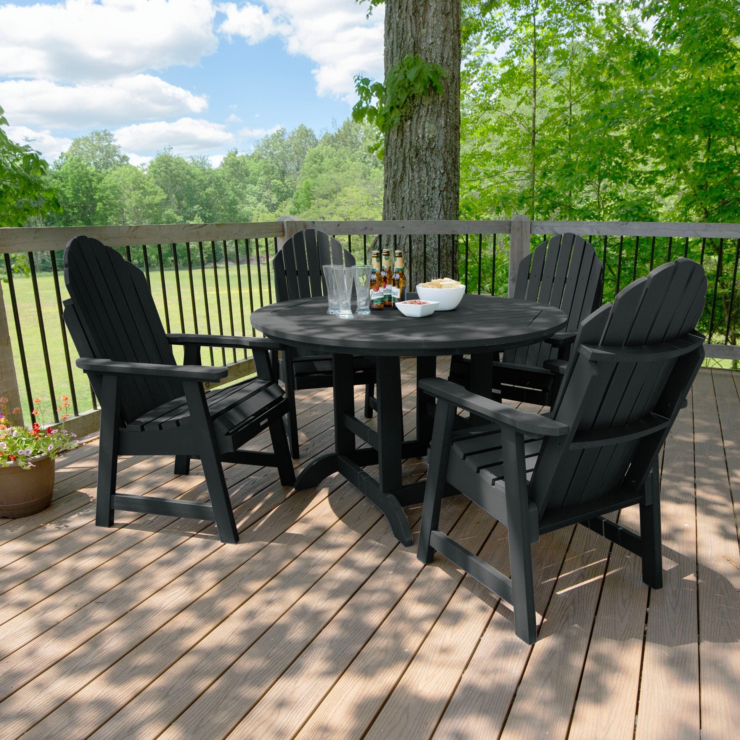 Hamilton 5pc 48in Round Dining Set - Dining Height - Image 5