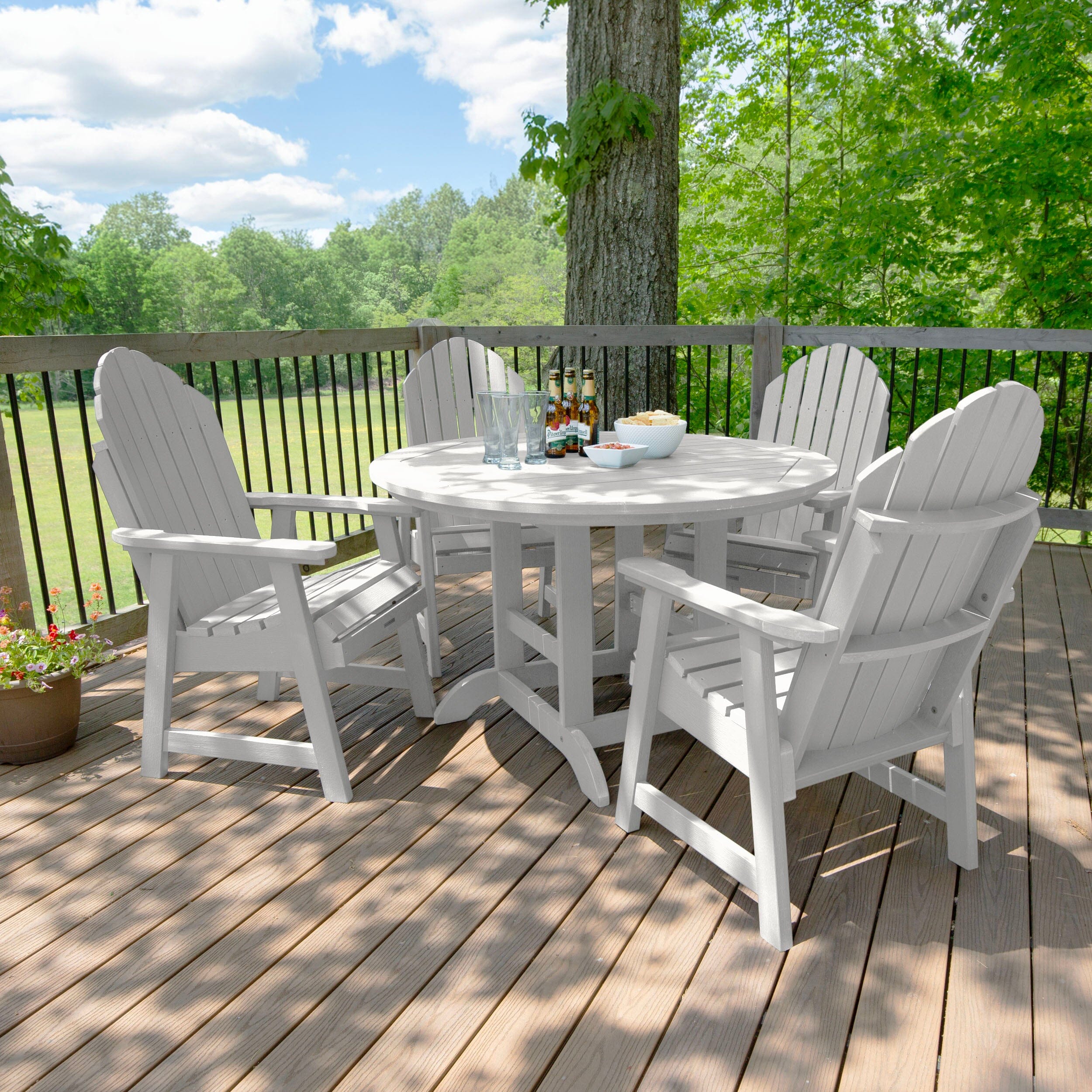 Hamilton 5pc 48in Round Dining Set - Dining Height - Image 8