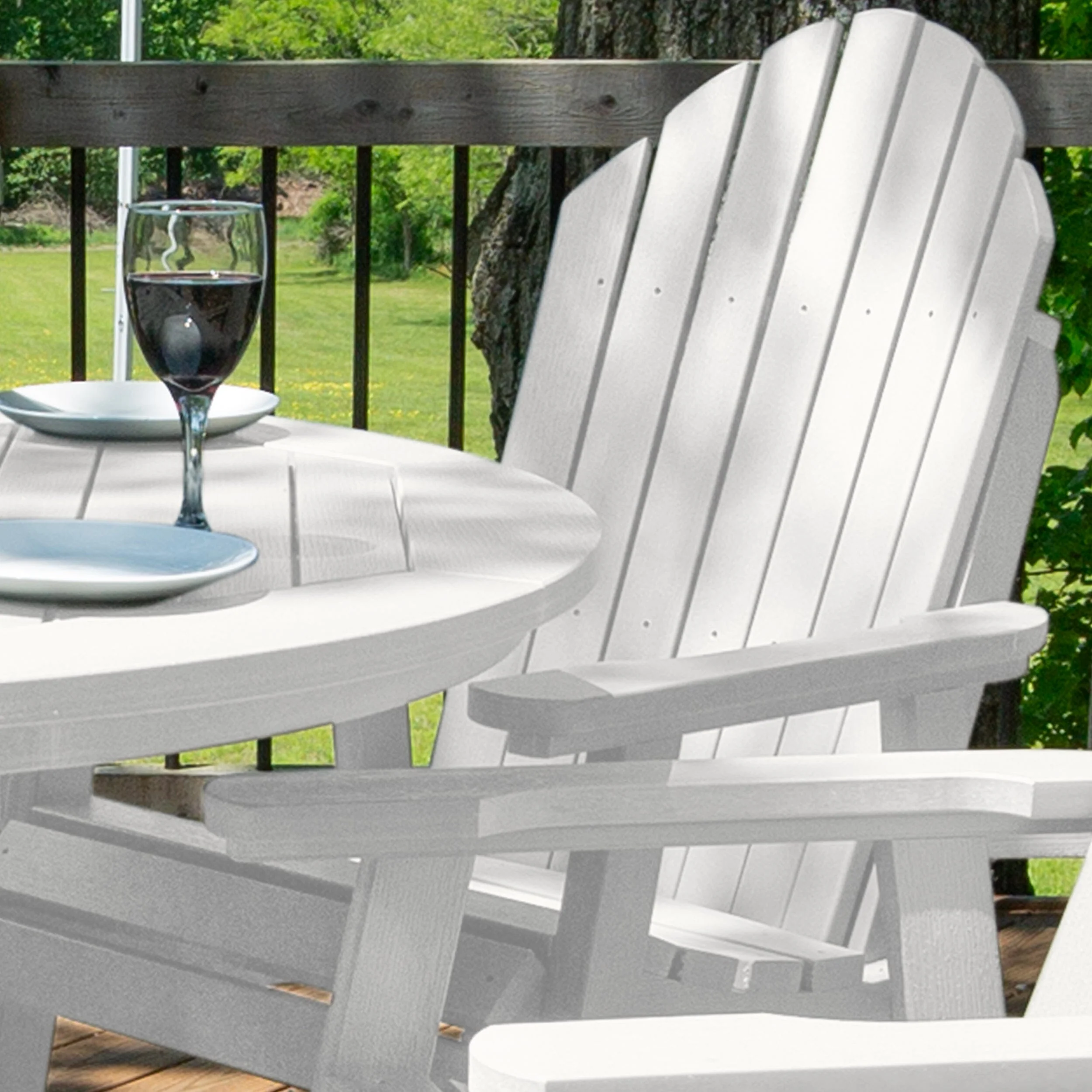 Hamilton 5pc 48in Round Dining Set - Dining Height - Image 9