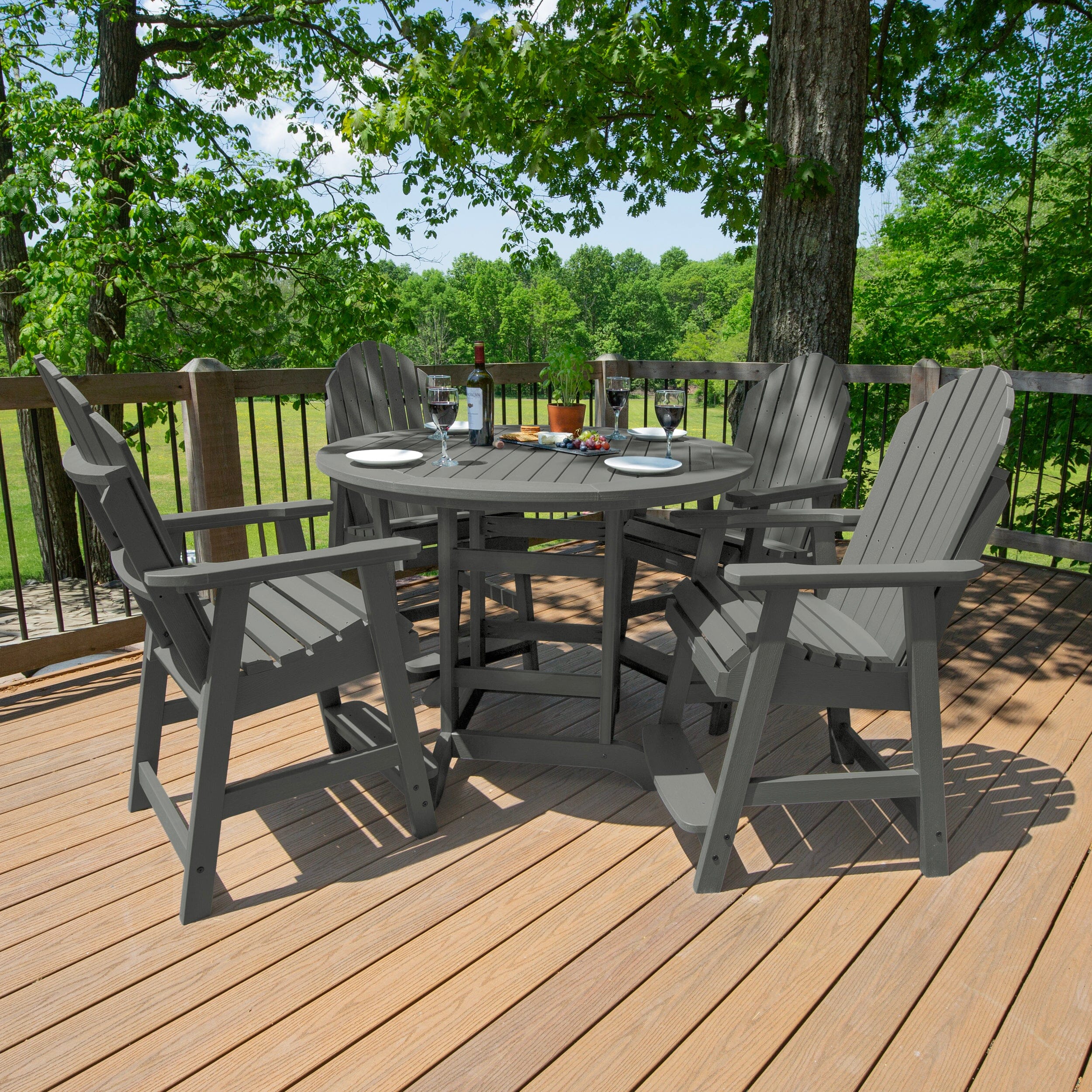Hamilton 5pc 48in Round Dining Set - Counter Height - Image 11
