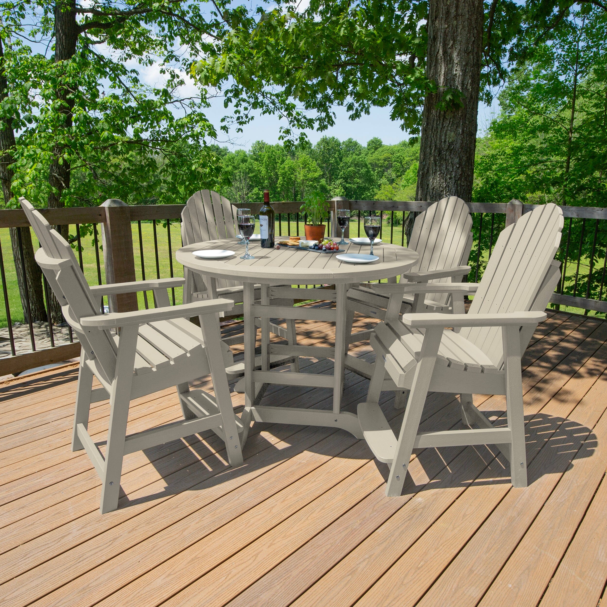 Hamilton 5pc 48in Round Dining Set - Counter Height - Image 14
