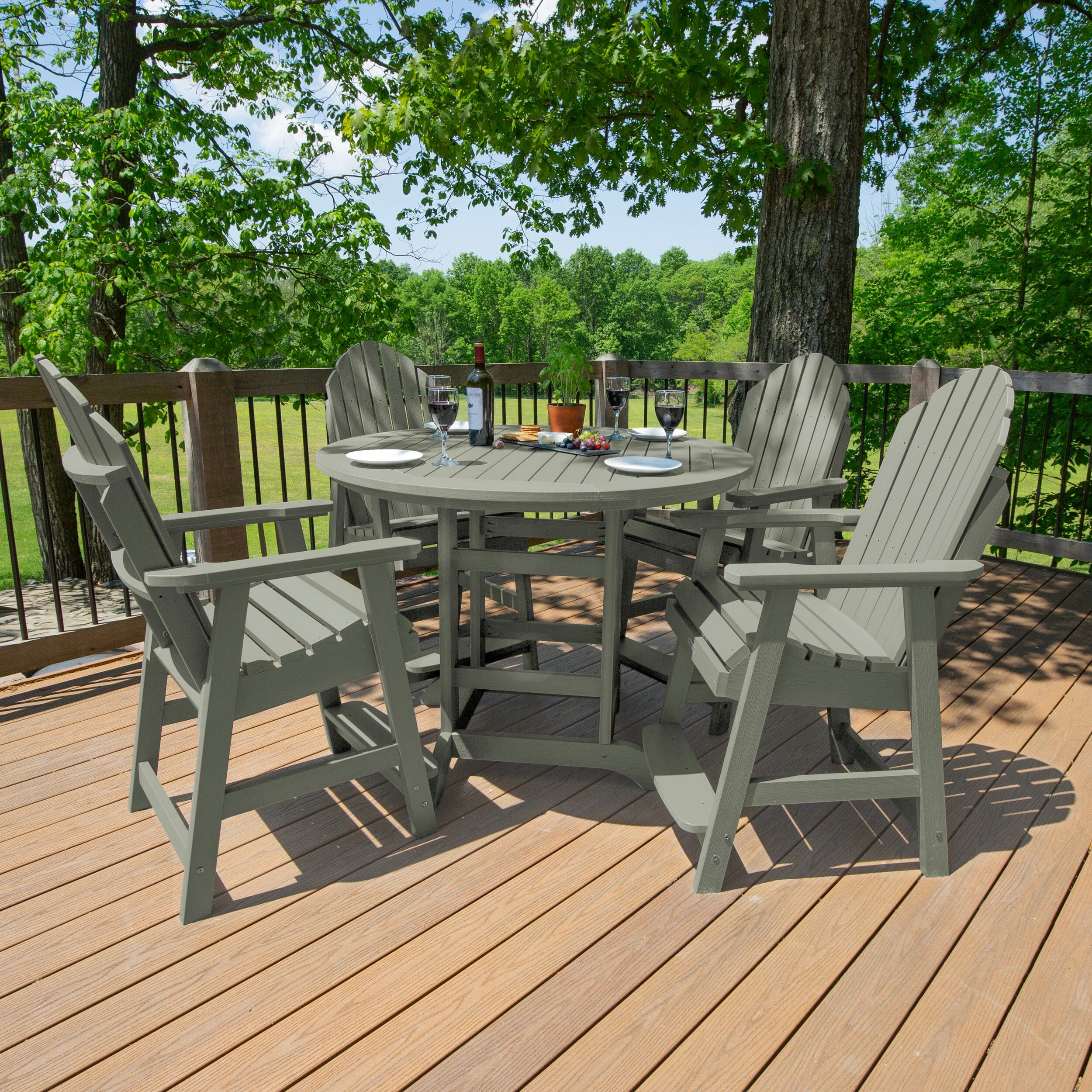 Hamilton 5pc 48in Round Dining Set - Counter Height - Image 26