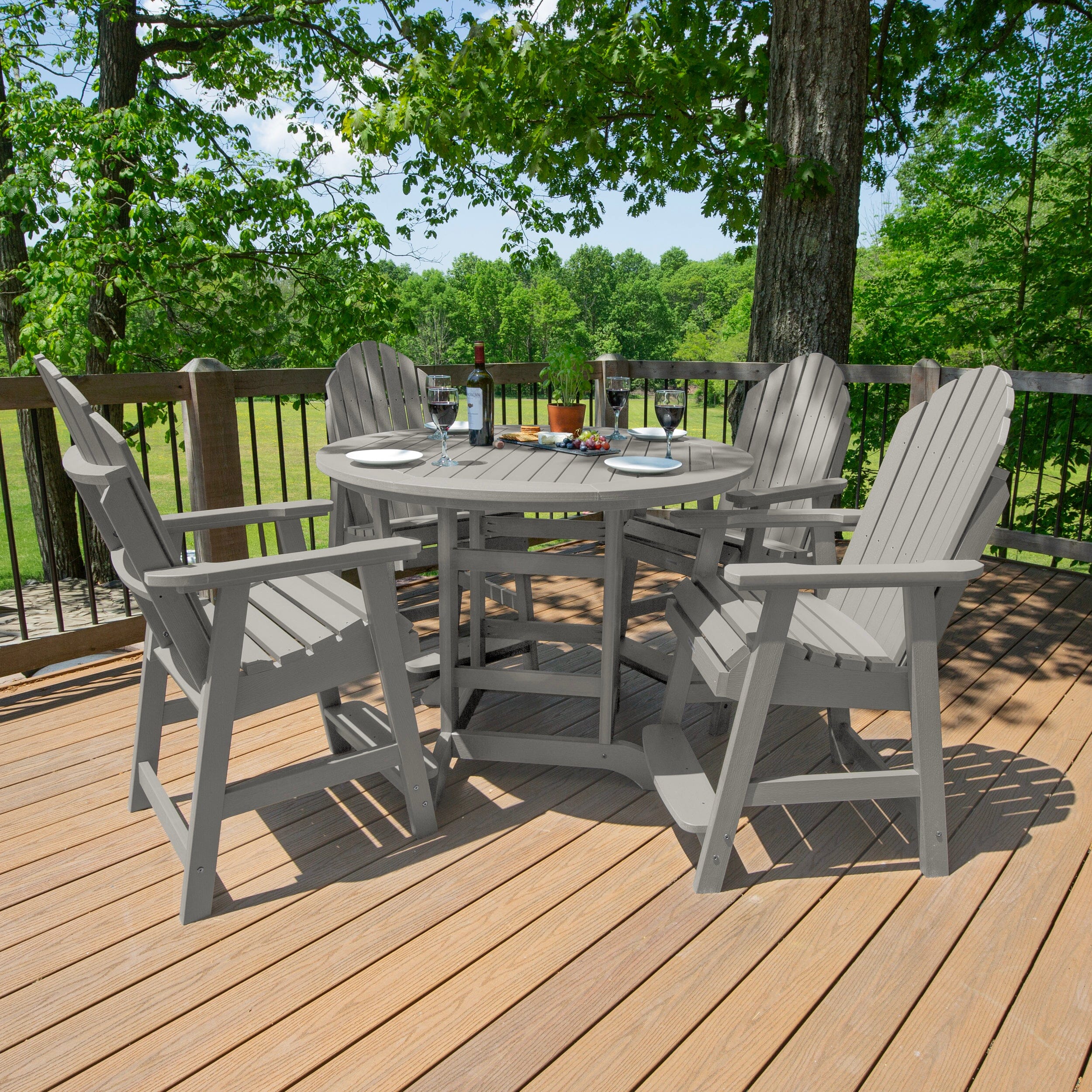 Hamilton 5pc 48in Round Dining Set - Counter Height - Image 29