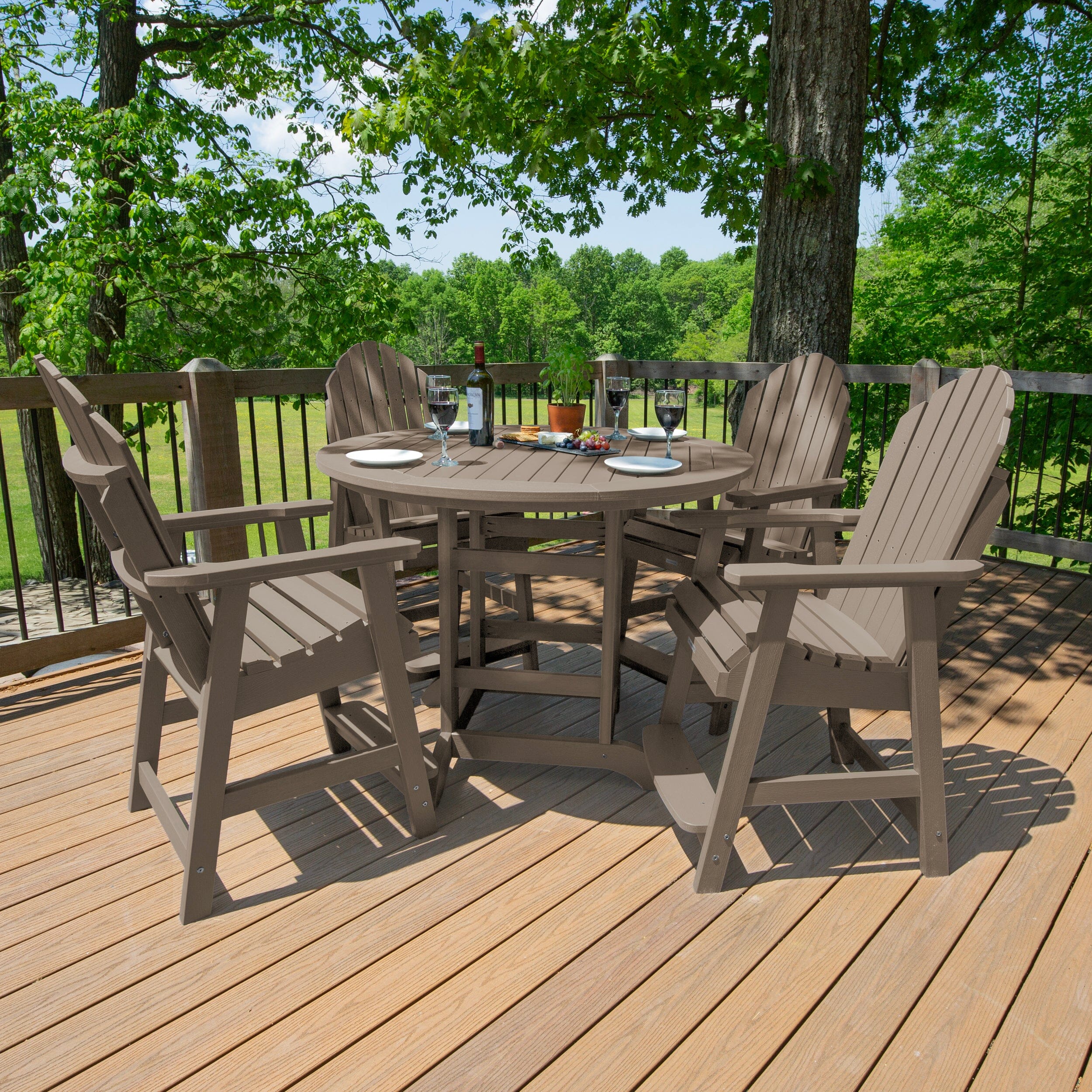 Hamilton 5pc 48in Round Dining Set - Counter Height - Image 32