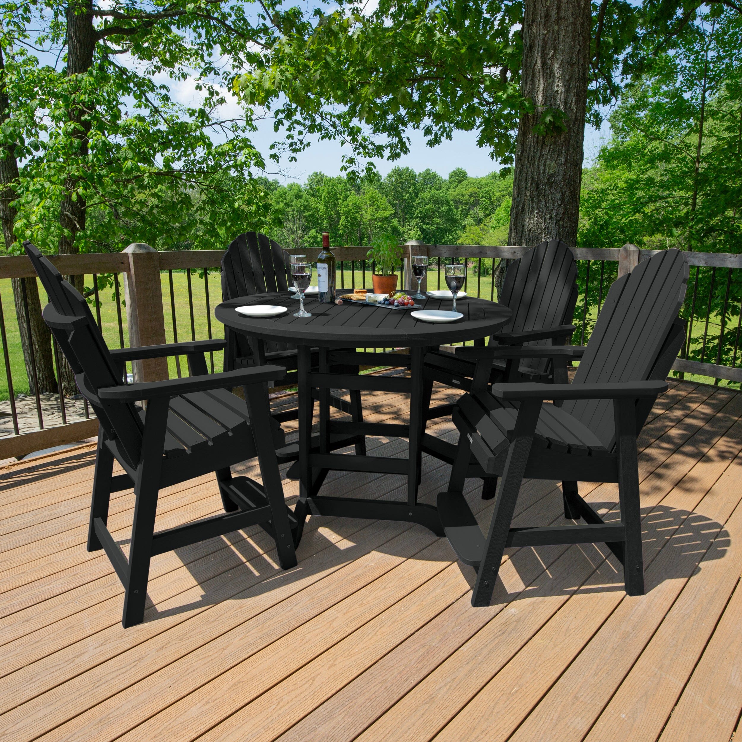 Hamilton 5pc 48in Round Dining Set - Counter Height - Image 5
