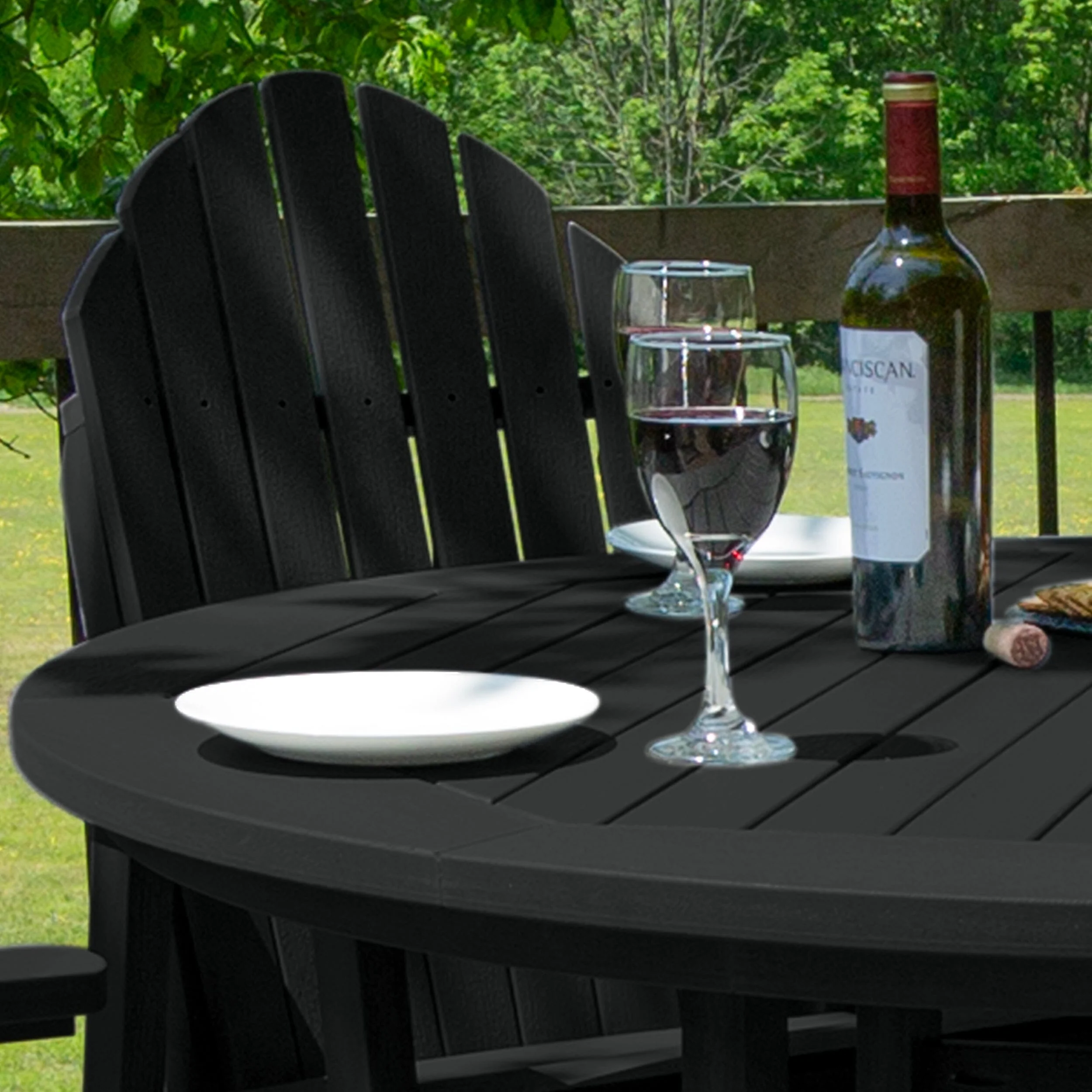 Hamilton 5pc 48in Round Dining Set - Counter Height - Image 6