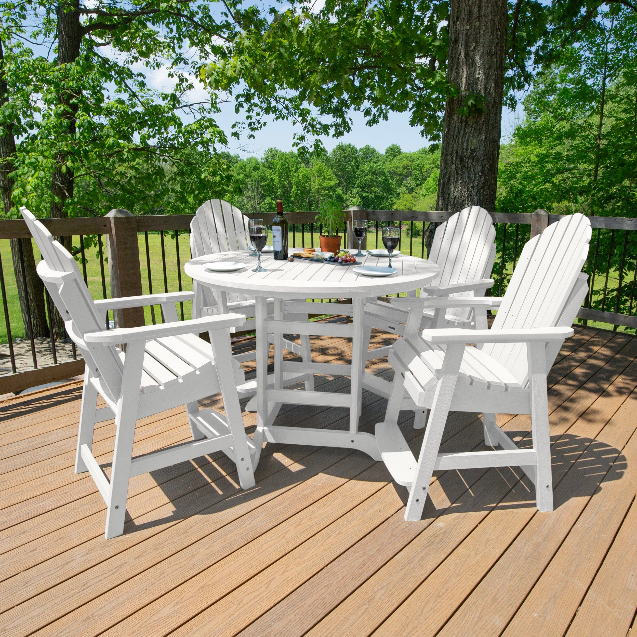 Hamilton 5pc 48in Round Dining Set - Counter Height - Image 8