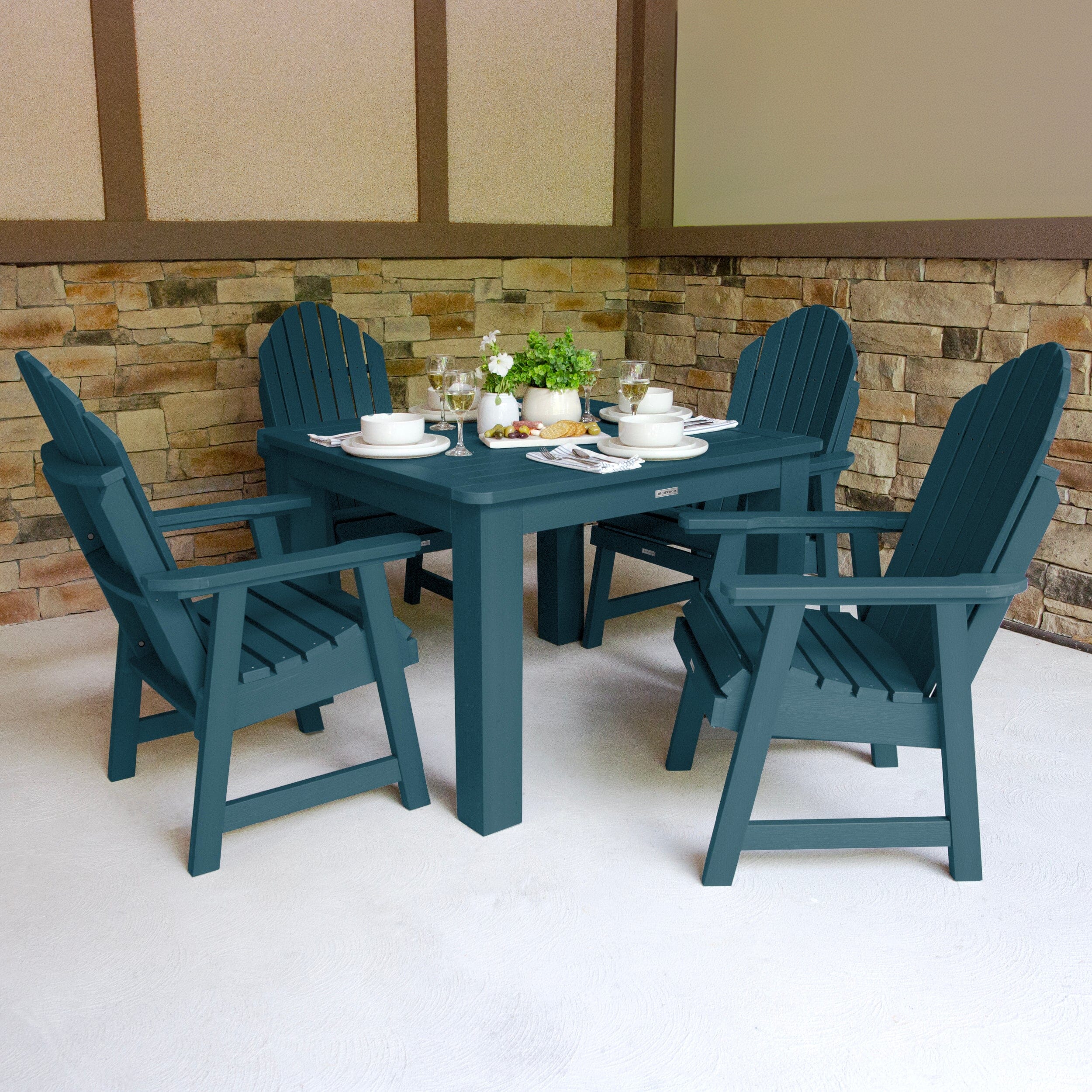 Hamilton 5pc Square Dining Set 42in x 42in - Dining Height - Image 17