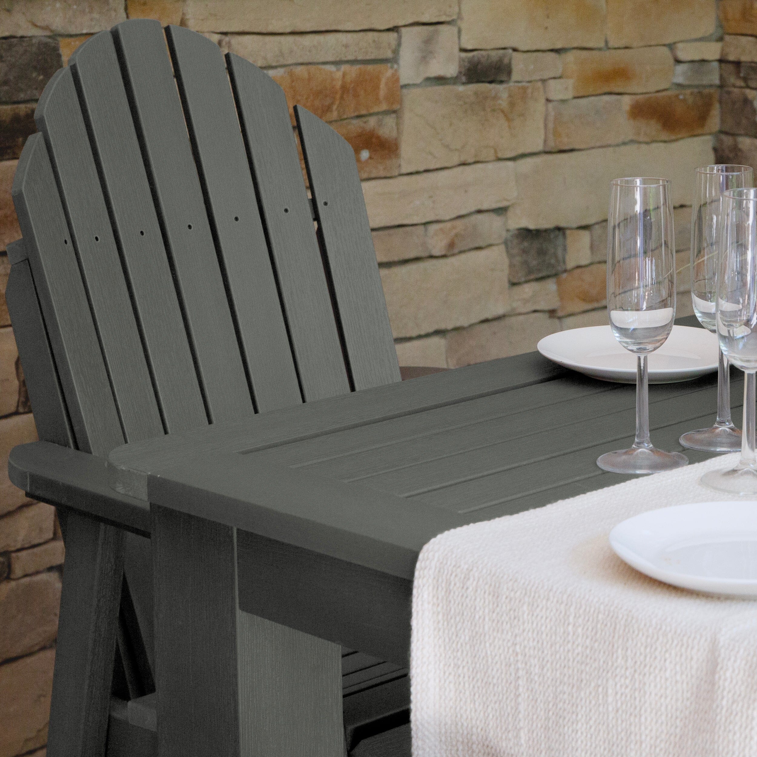 Hamilton 5pc Square Dining Set 42in x 42in - Dining Height - Image 9