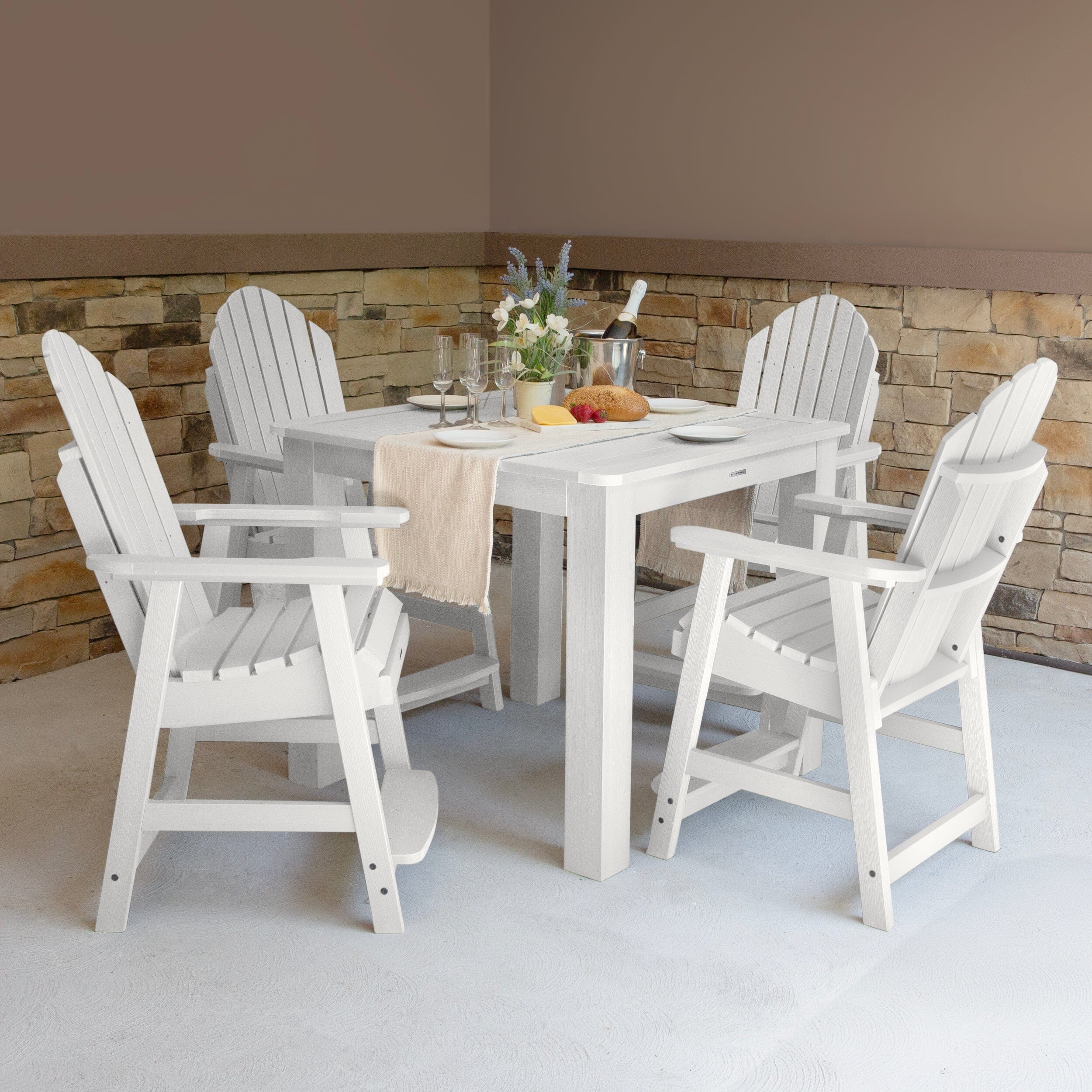Hamilton 5pc Square Dining Set 42in x 42in - Counter Height - Image 14