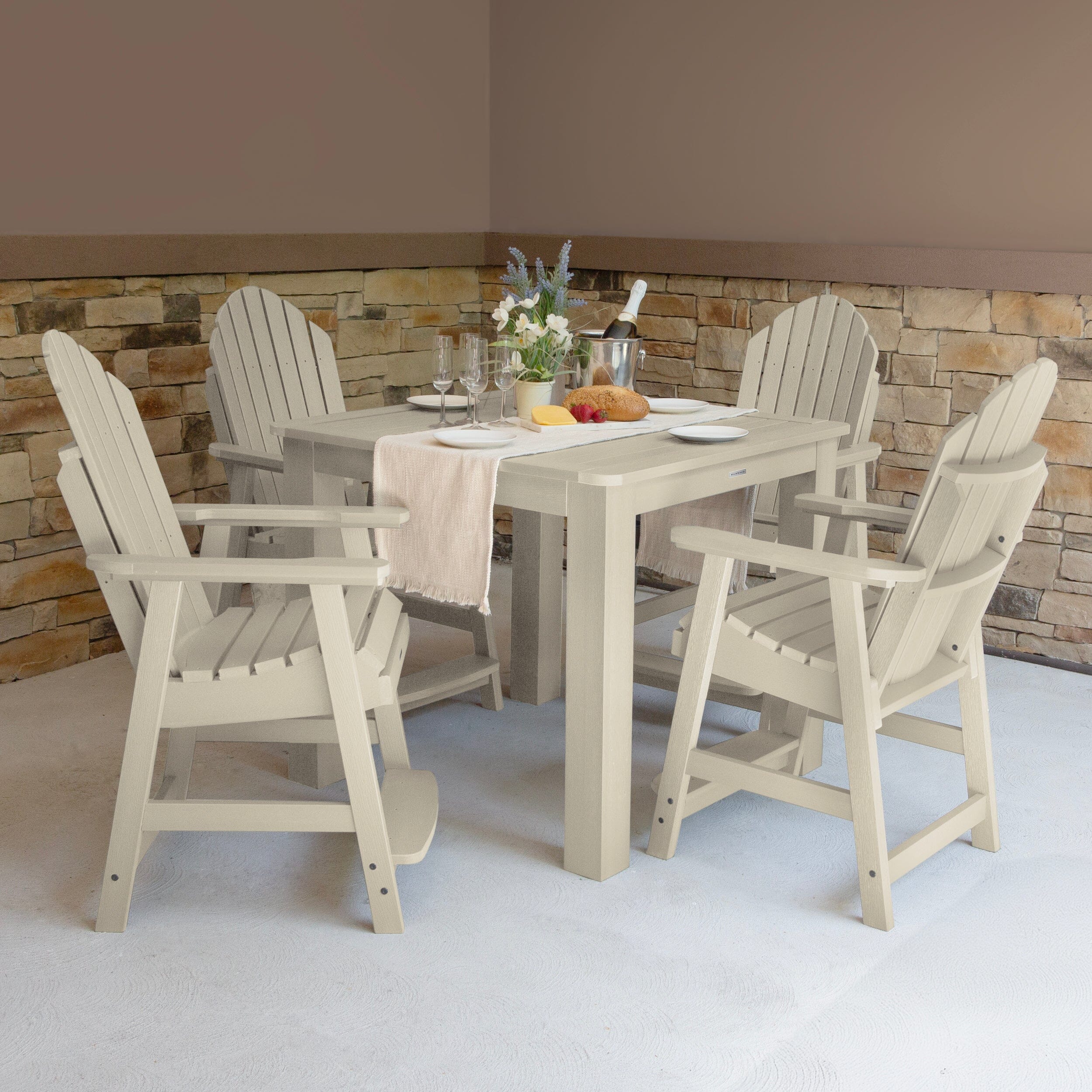 Hamilton 5pc Square Dining Set 42in x 42in - Counter Height - Image 18