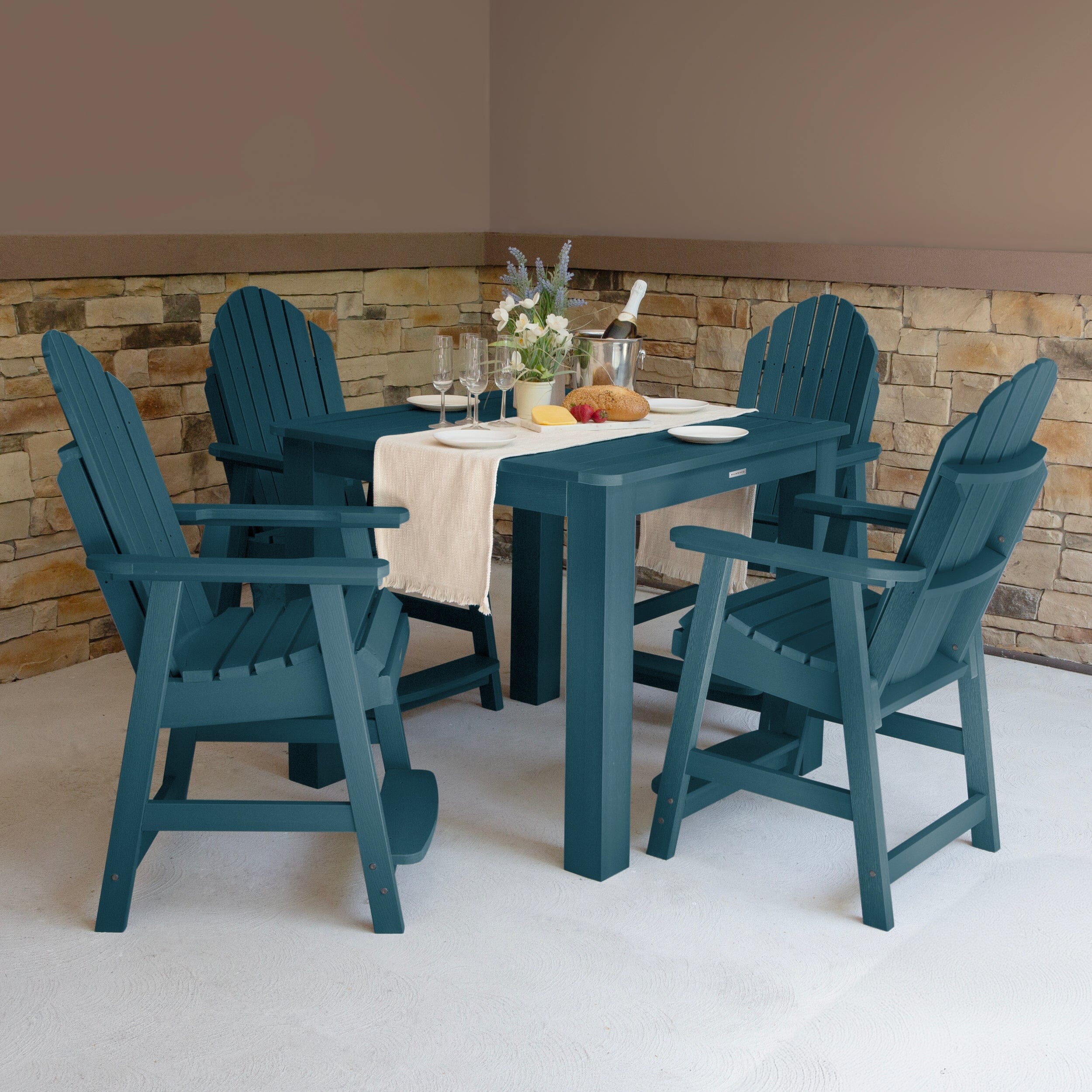 Hamilton 5pc Square Dining Set 42in x 42in - Counter Height - Image 22