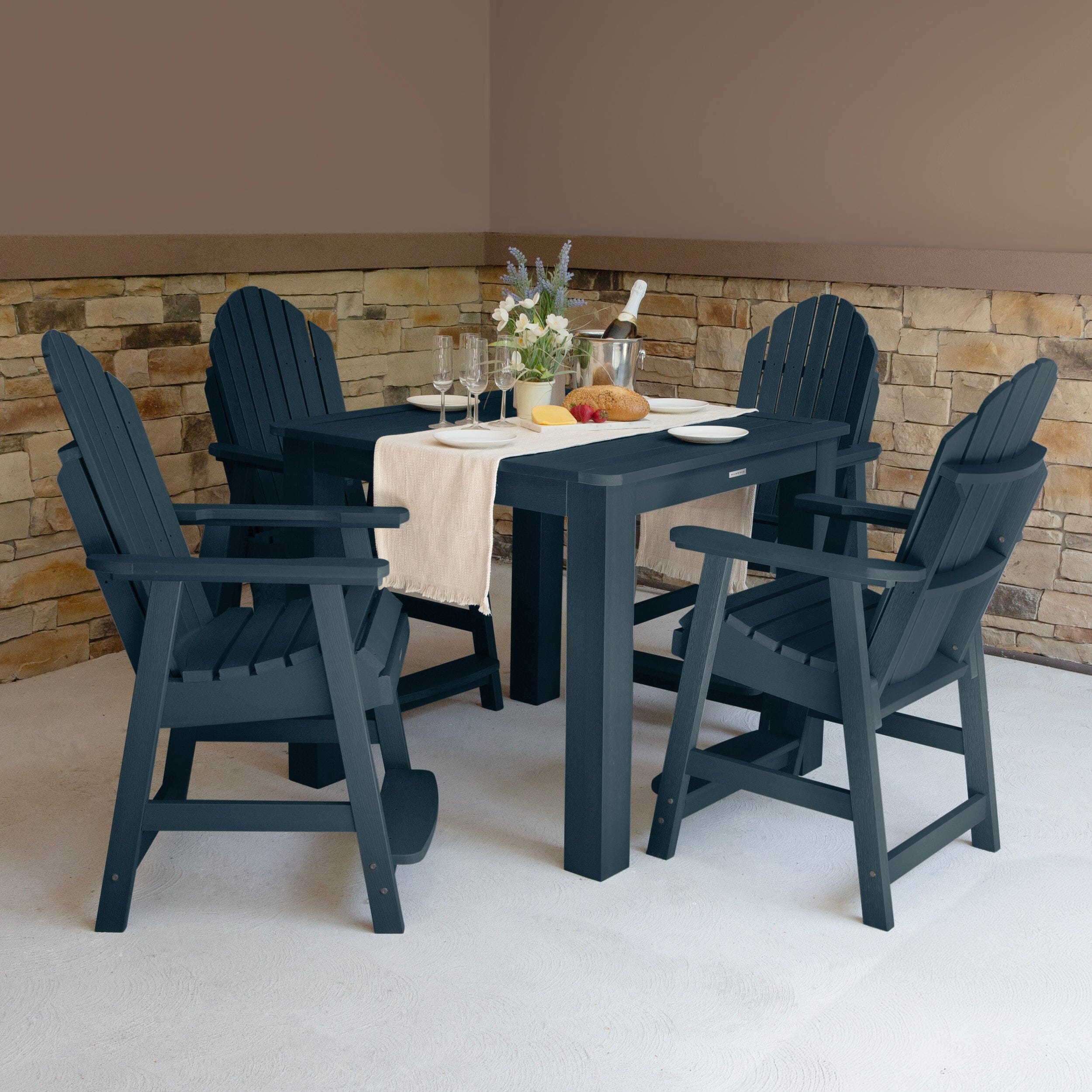 Hamilton 5pc Square Dining Set 42in x 42in - Counter Height - Image 26