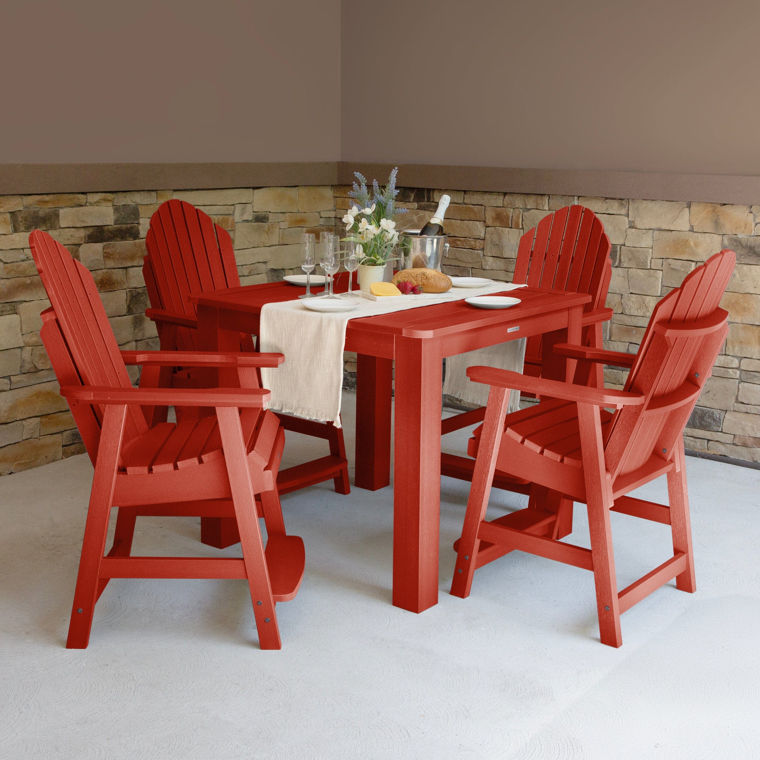 Hamilton 5pc Square Dining Set 42in x 42in - Counter Height - Image 30
