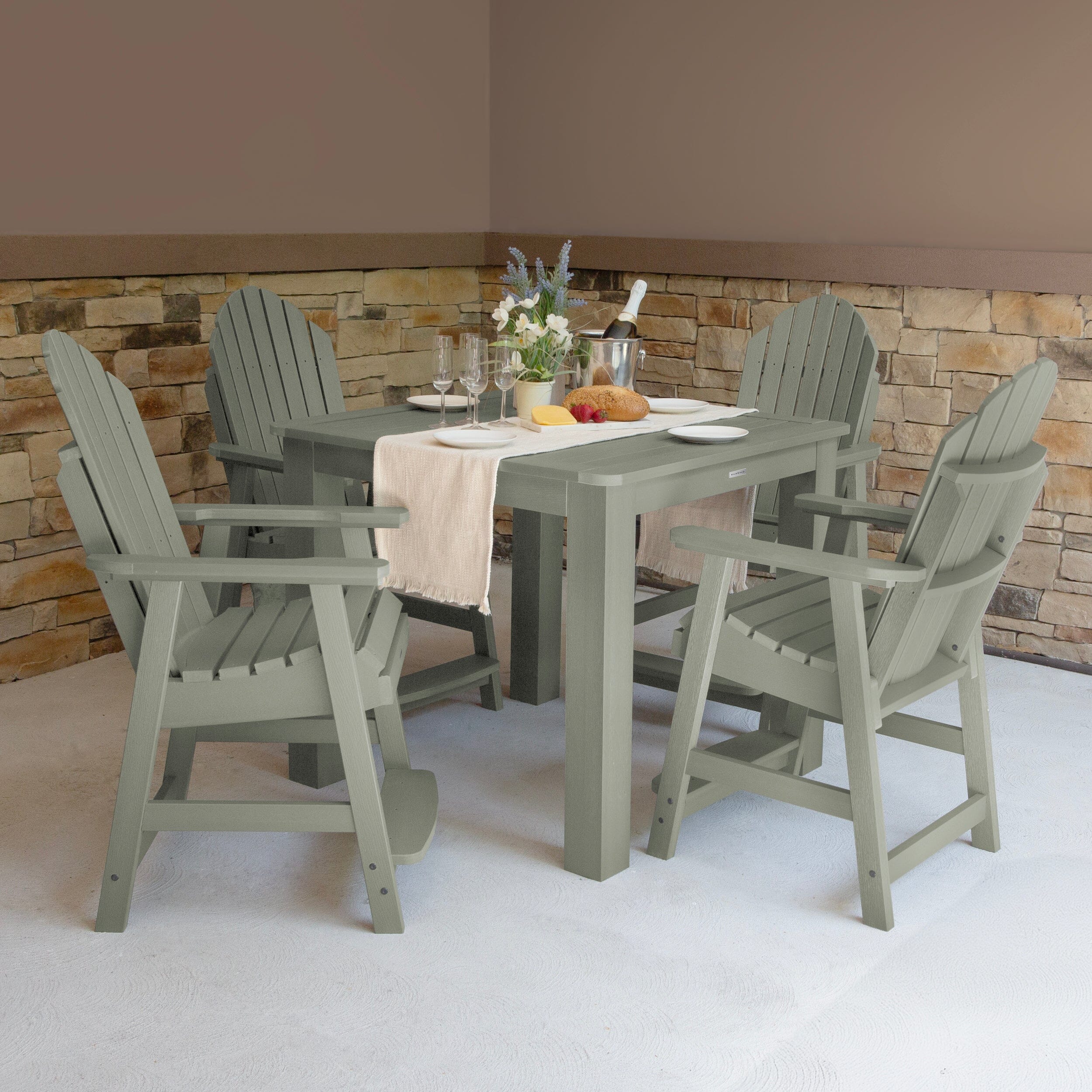 Hamilton 5pc Square Dining Set 42in x 42in - Counter Height - Image 34