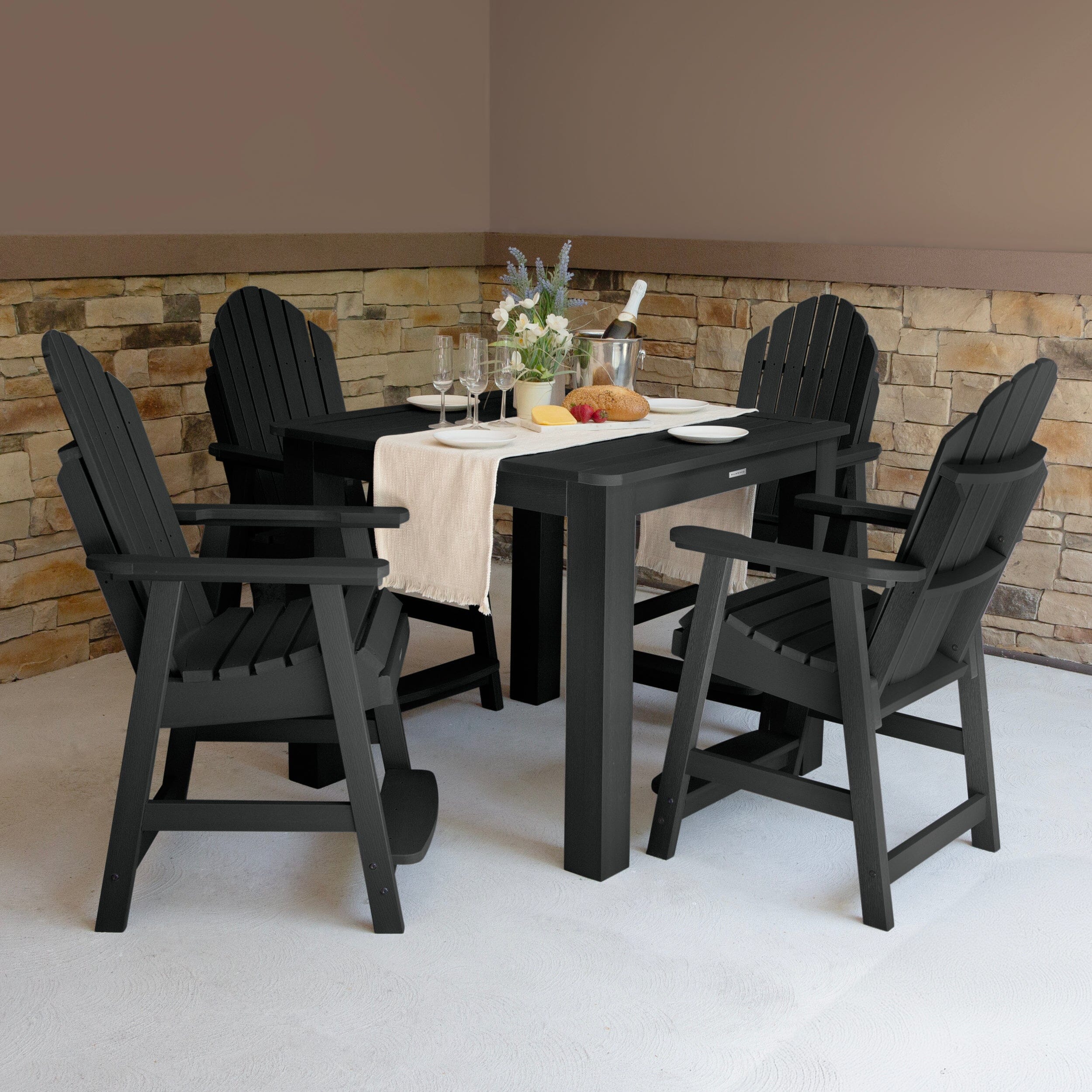 Hamilton 5pc Square Dining Set 42in x 42in - Counter Height - Image 6