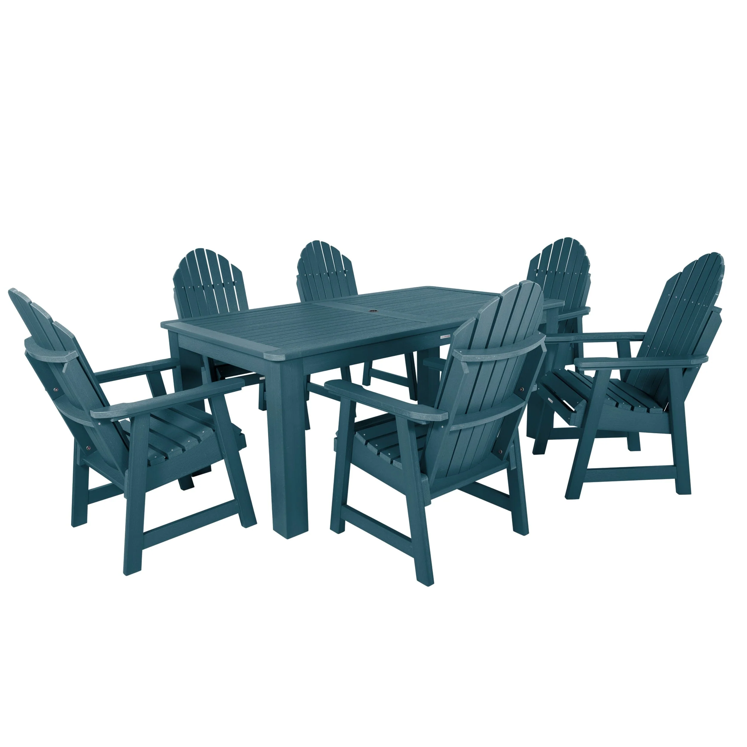 Hamilton 7pc Outdoor Dining Set 42in x 72in - Dining Height - Image 16