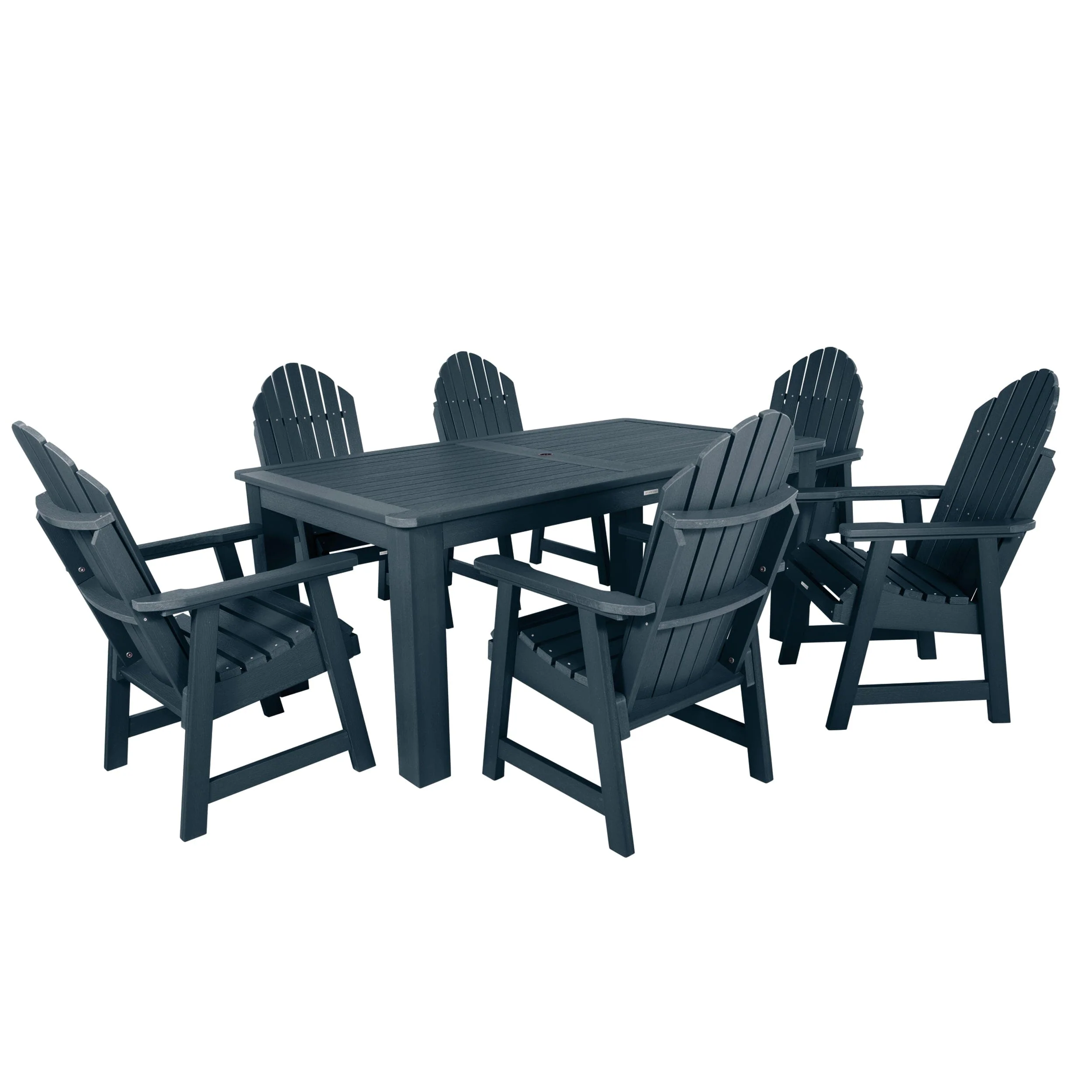 Hamilton 7pc Outdoor Dining Set 42in x 72in - Dining Height - Image 19