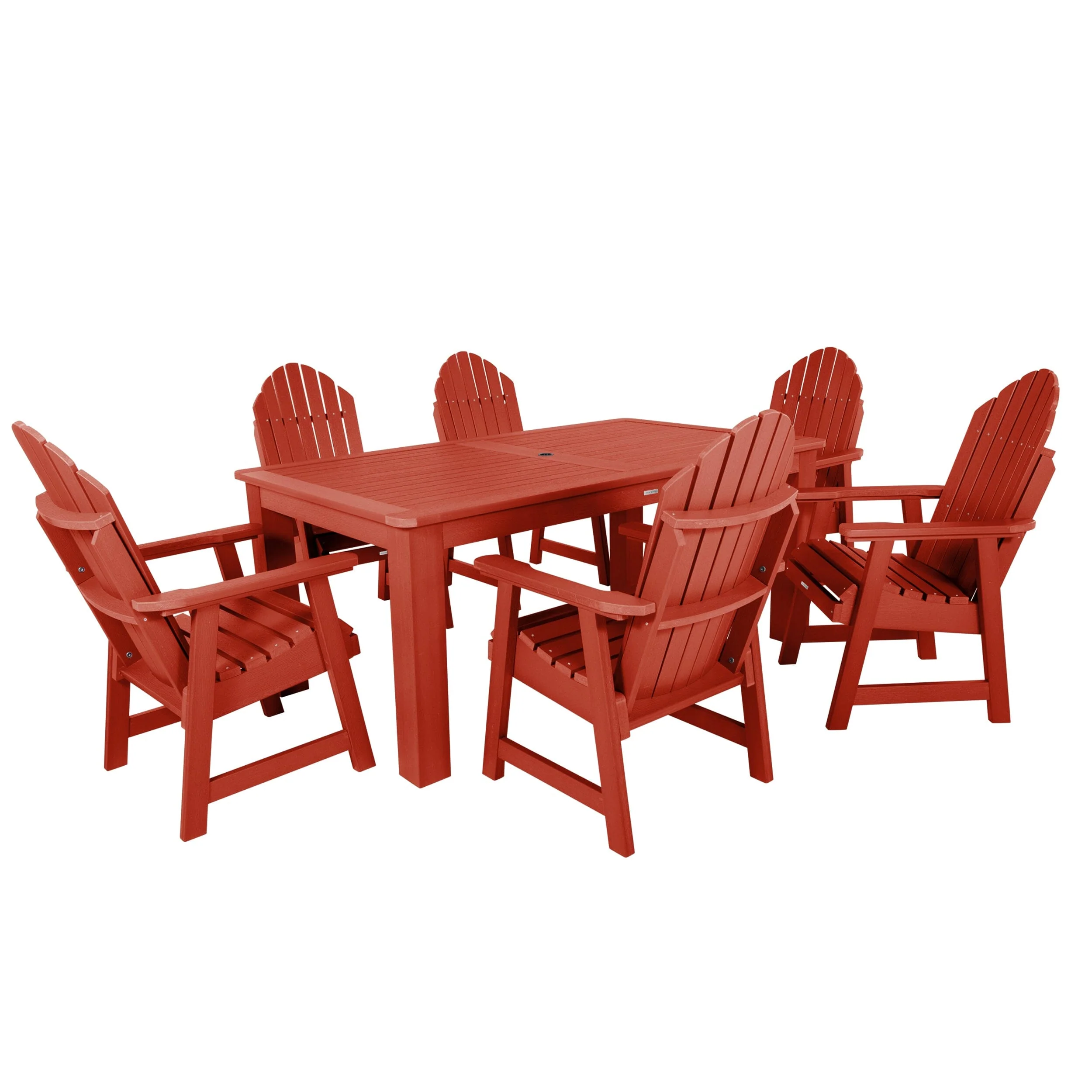 Hamilton 7pc Outdoor Dining Set 42in x 72in - Dining Height - Image 22