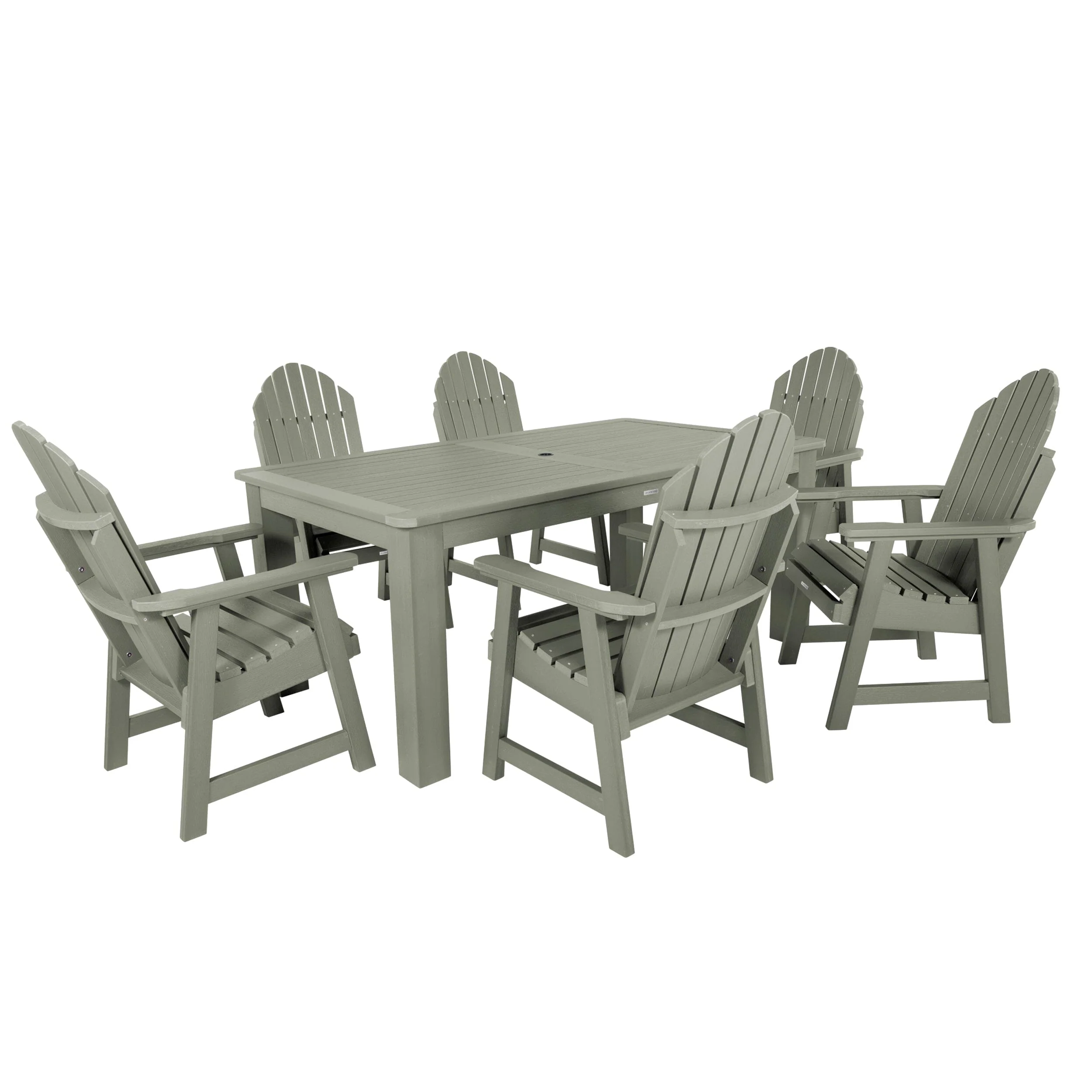 Hamilton 7pc Outdoor Dining Set 42in x 72in - Dining Height - Image 25