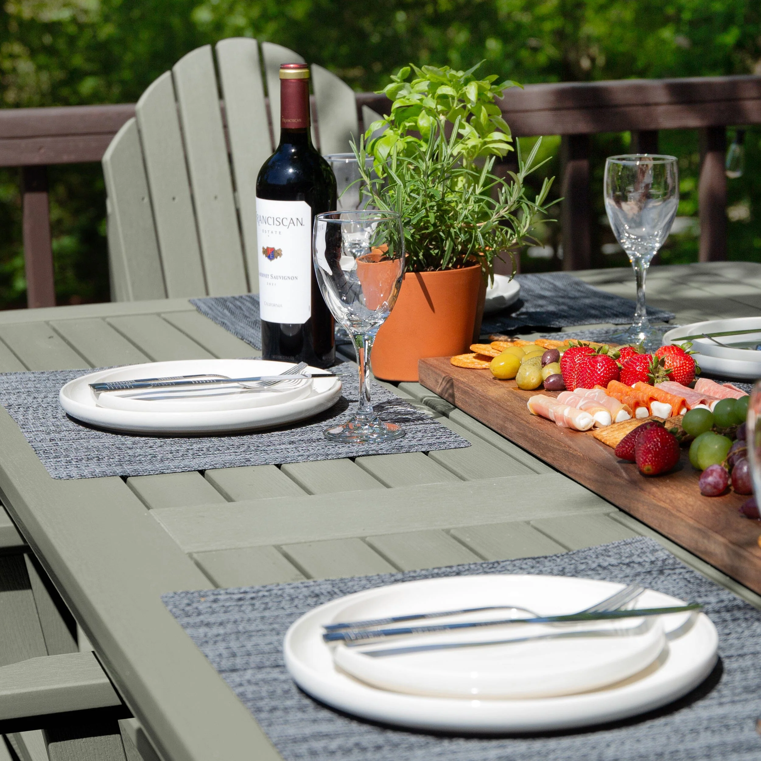 Hamilton 7pc Outdoor Dining Set 42in x 72in - Dining Height - Image 27