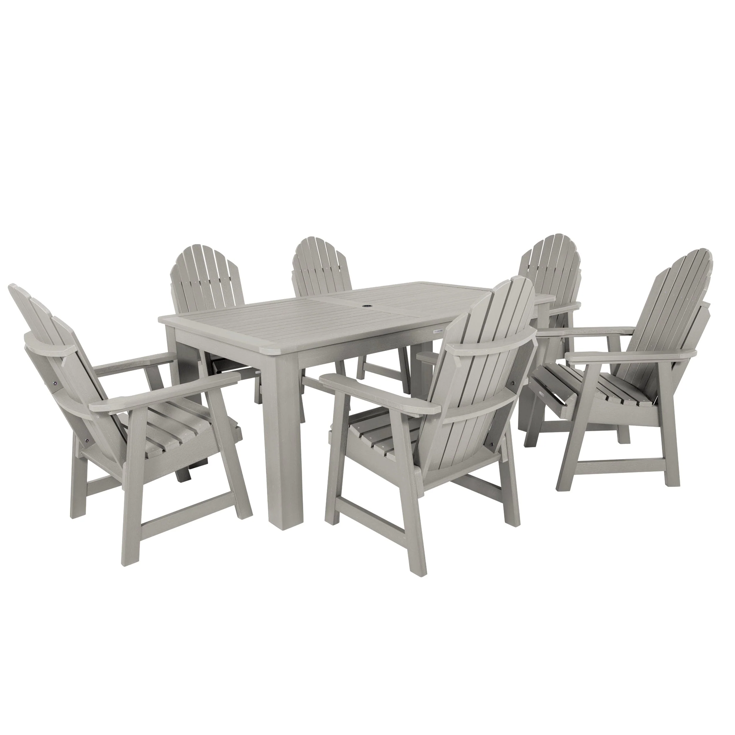Hamilton 7pc Outdoor Dining Set 42in x 72in - Dining Height - Image 28