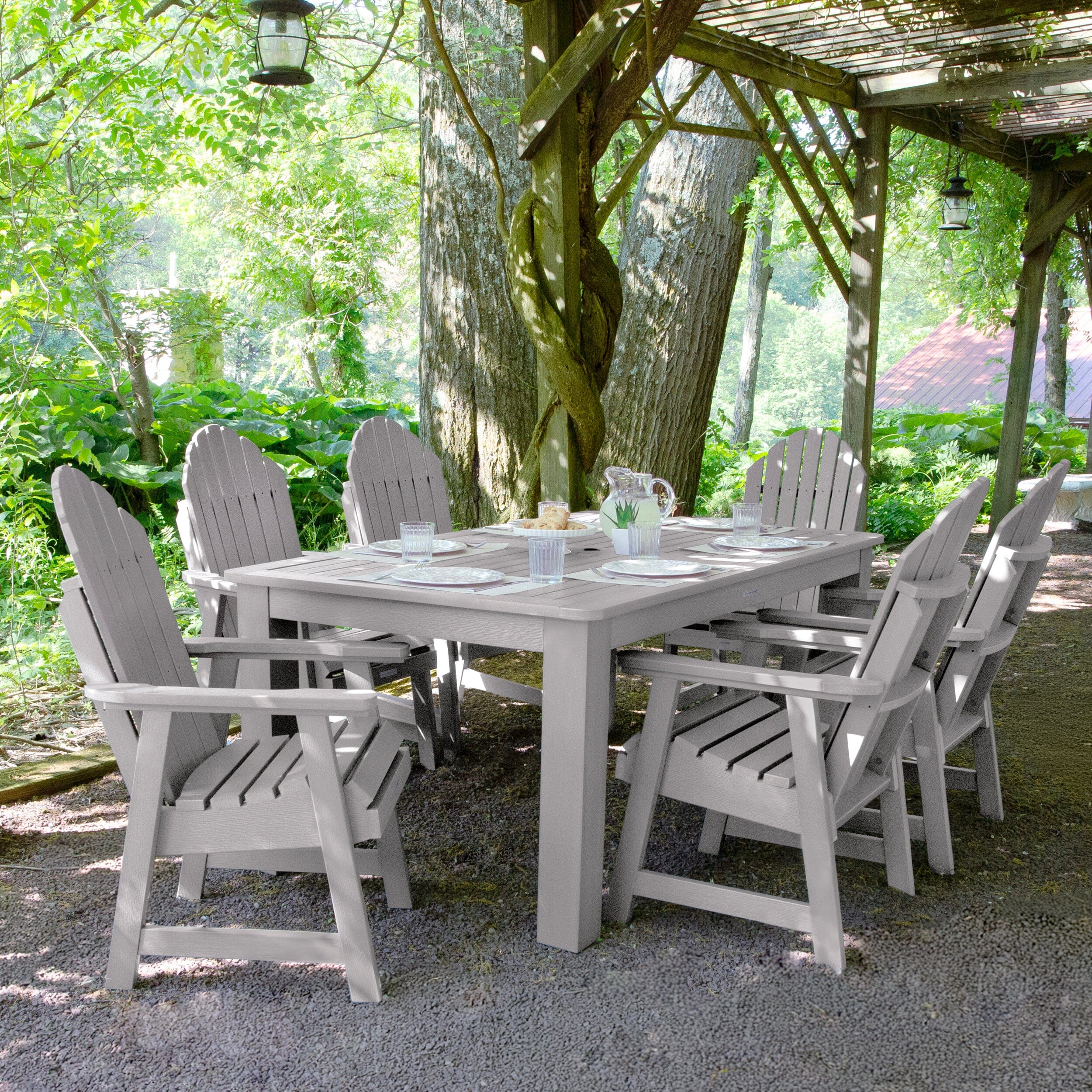 Hamilton 7pc Outdoor Dining Set 42in x 72in - Dining Height - Image 29