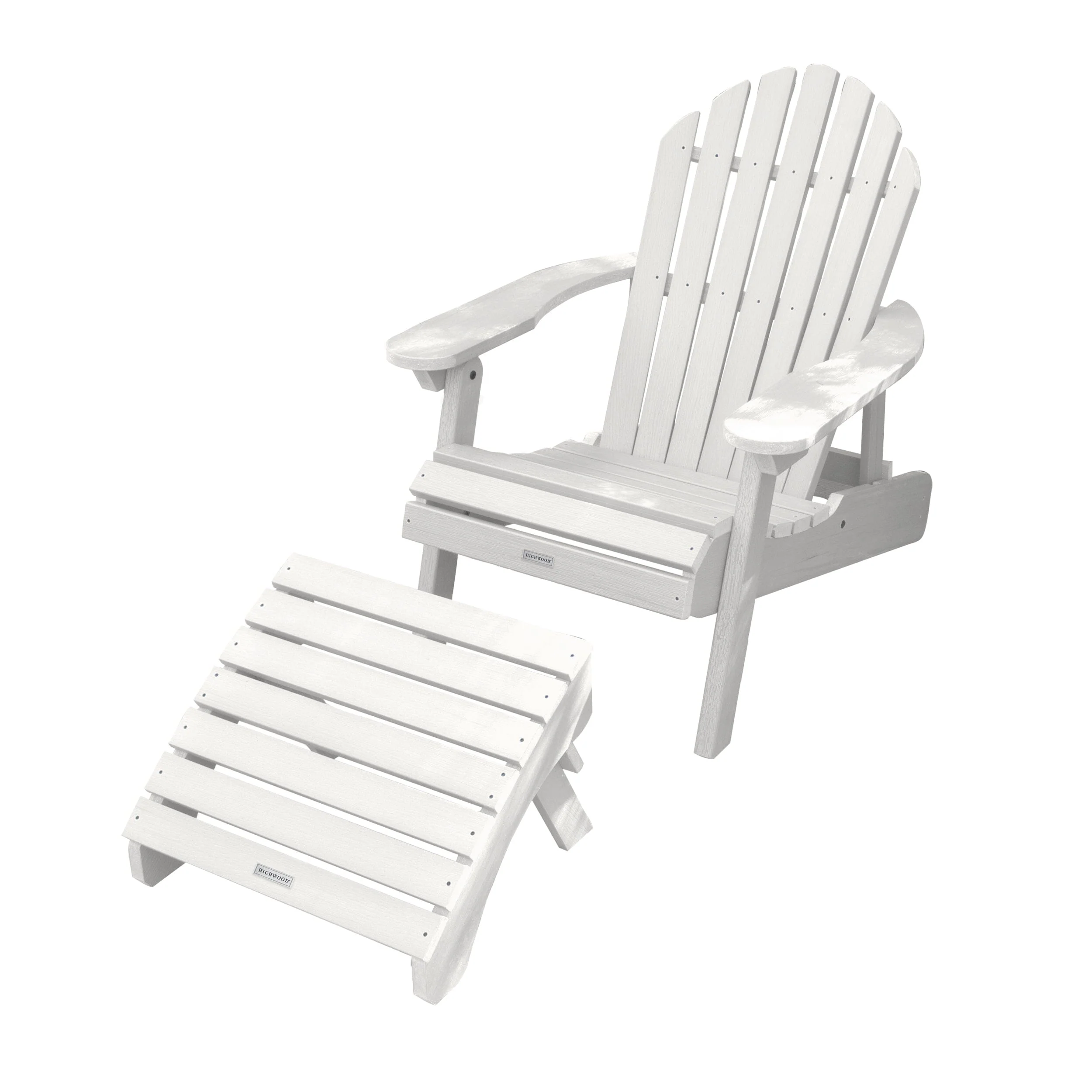 Hamilton Reclining Adirondack Chair with Folding Ottoman - Image 11