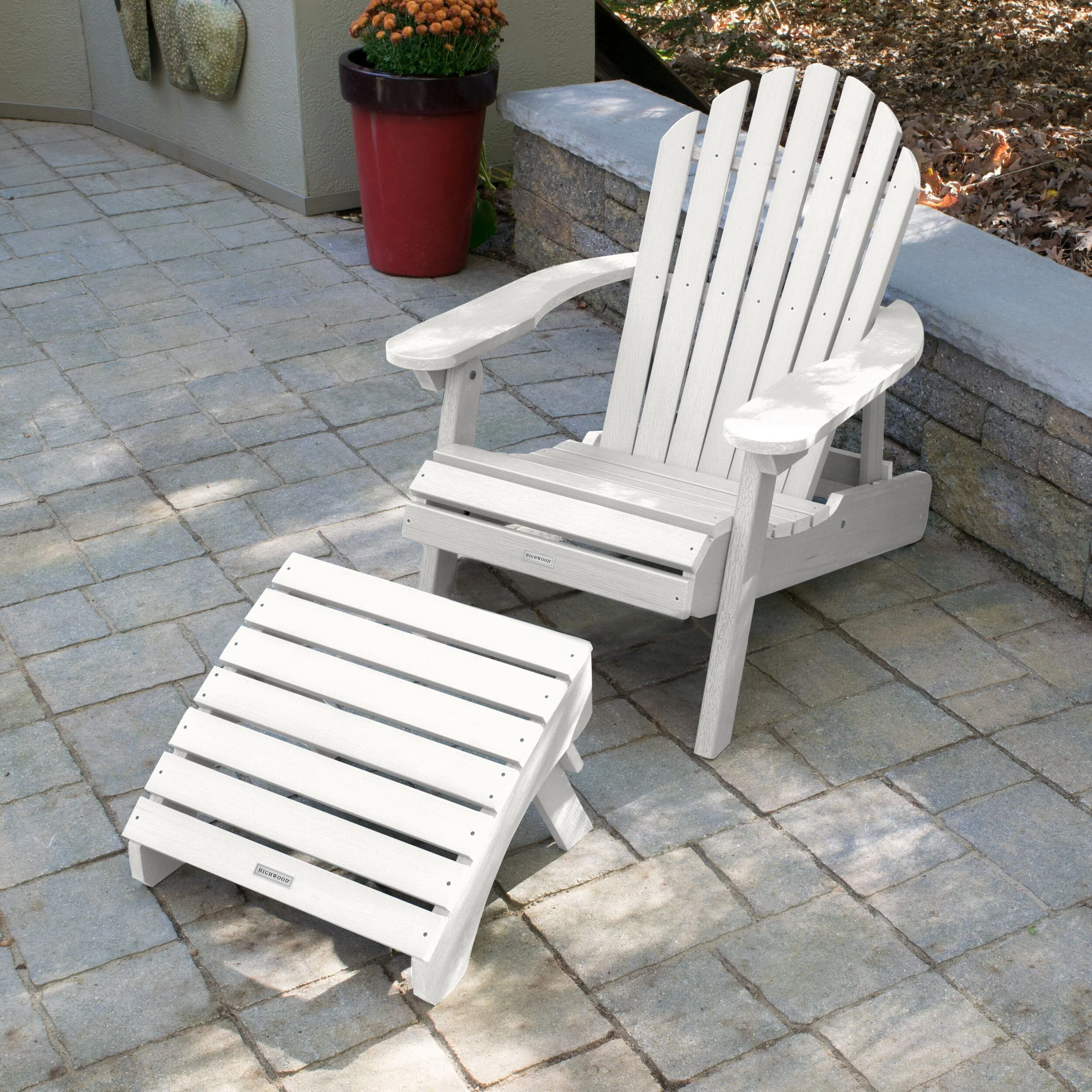 Hamilton Reclining Adirondack Chair with Folding Ottoman - Image 12