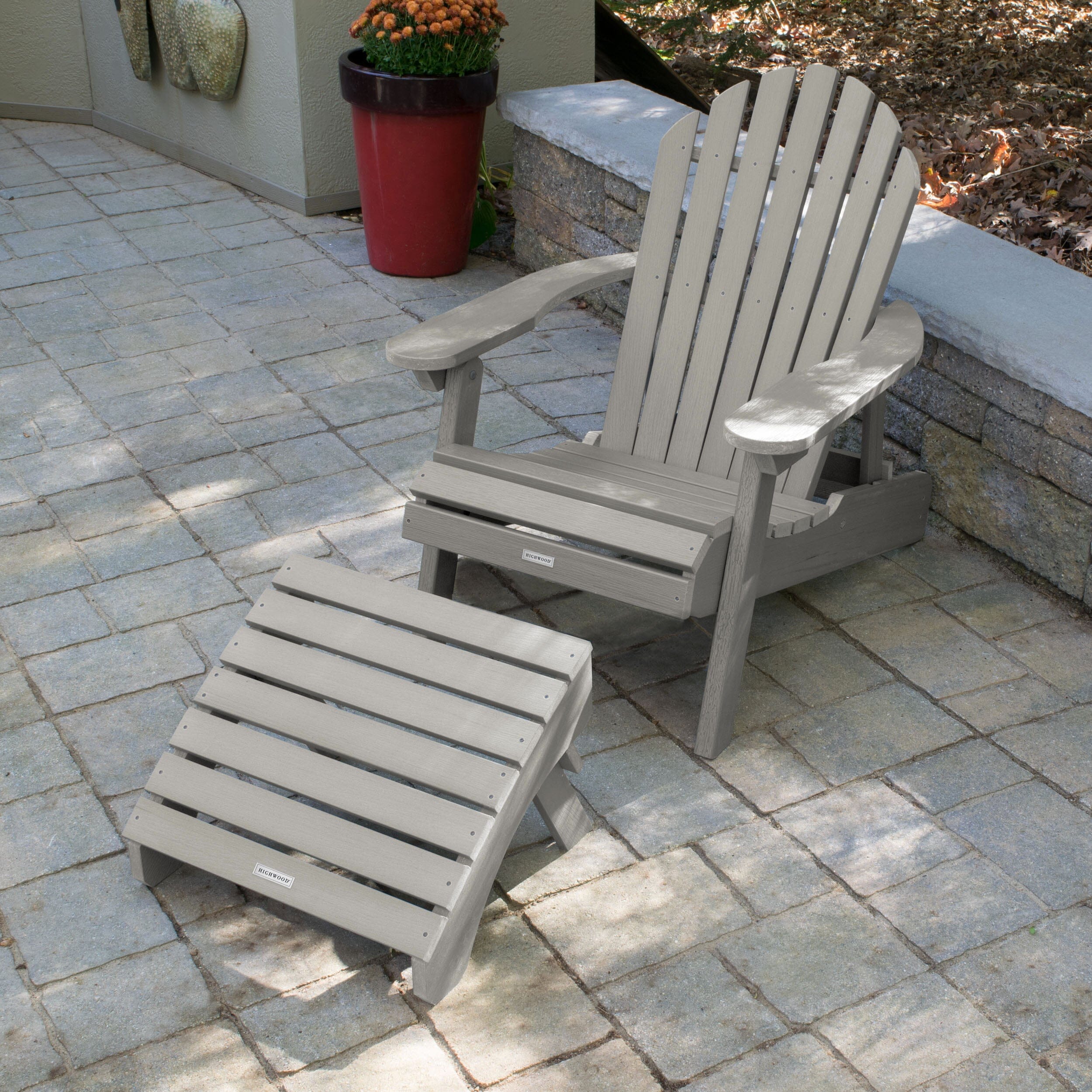 Hamilton Reclining Adirondack Chair with Folding Ottoman - Image 20
