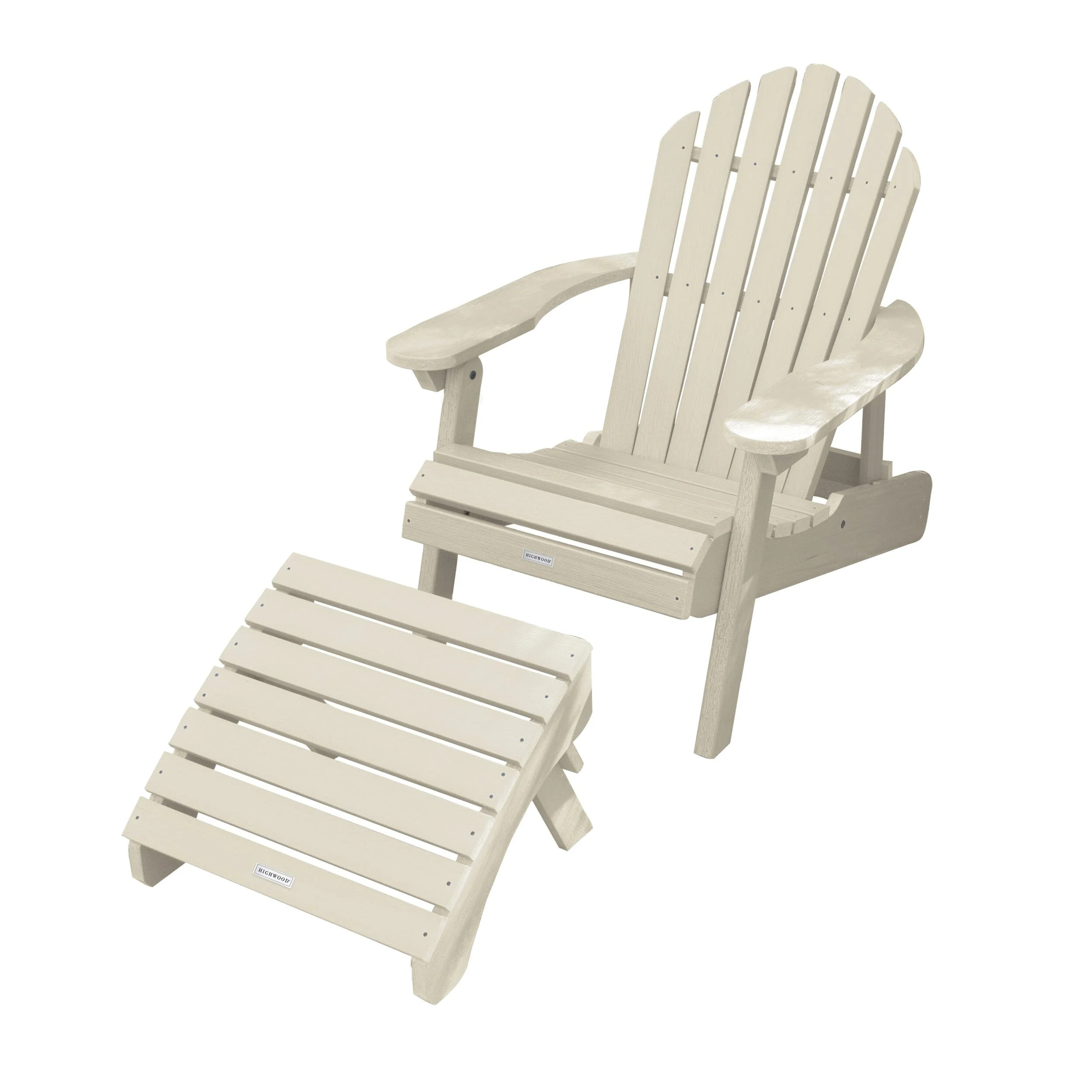 Hamilton Reclining Adirondack Chair with Folding Ottoman - Image 9
