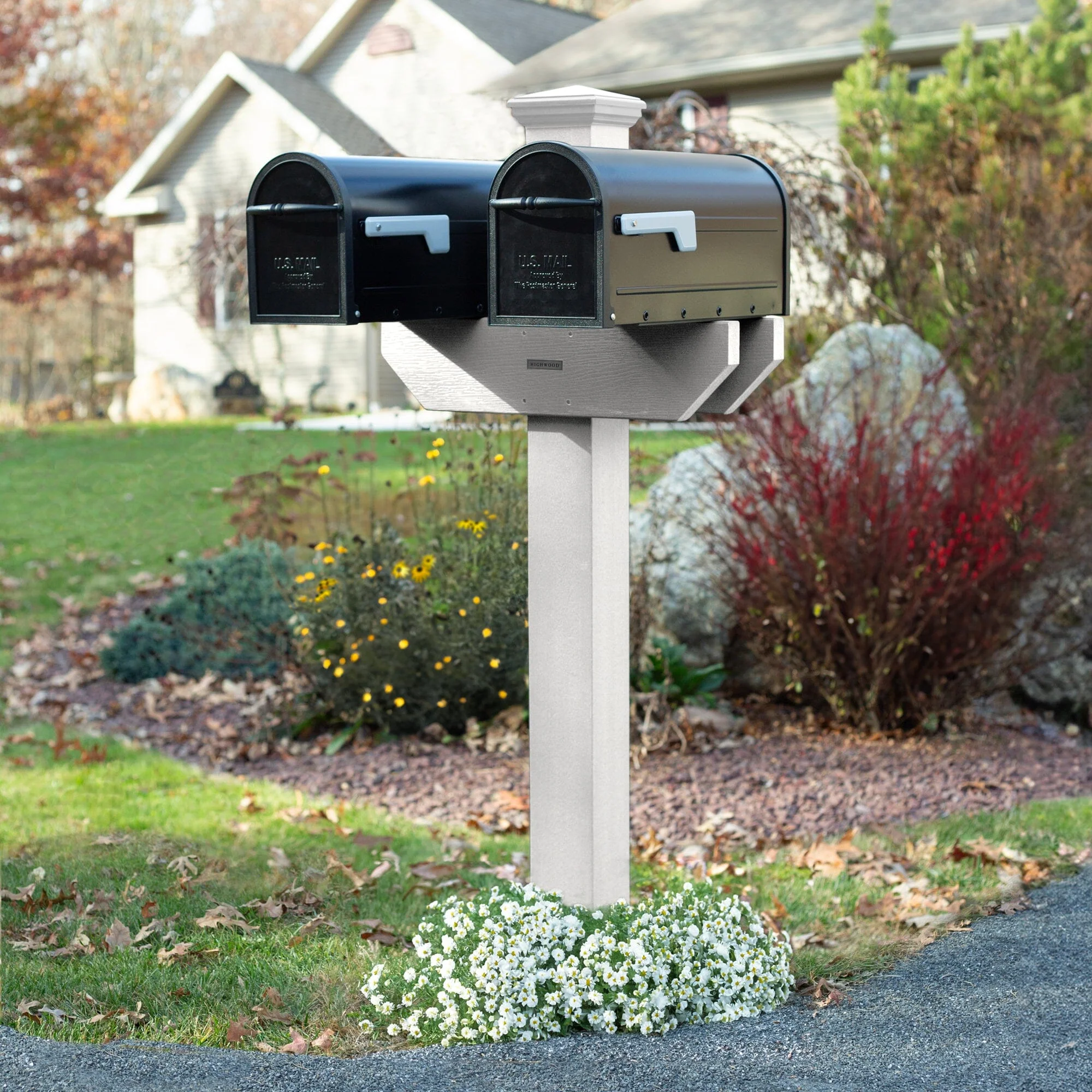 Hazleton Side-by-side Mailbox Post - Image 11