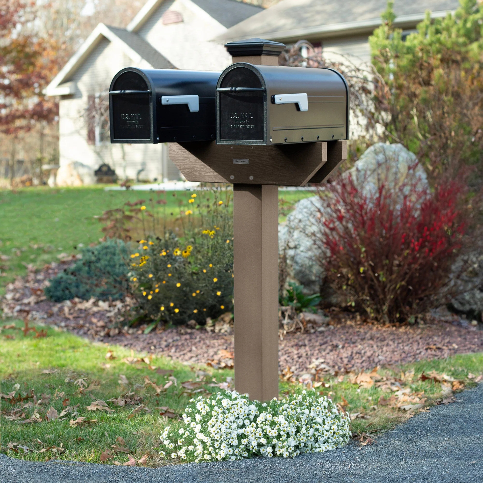 Hazleton Side-by-side Mailbox Post - Image 14
