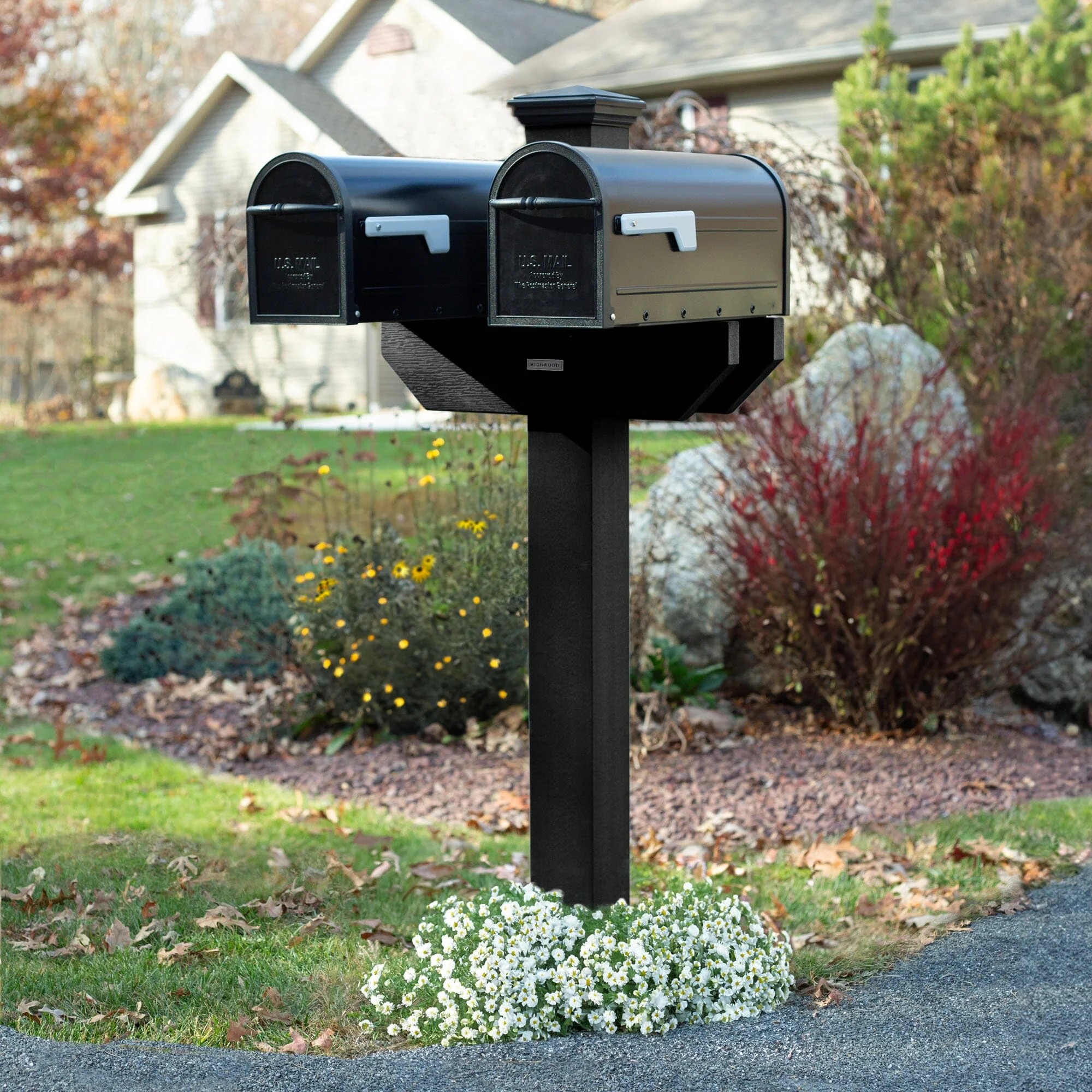 Hazleton Side-by-side Mailbox Post - Image 5