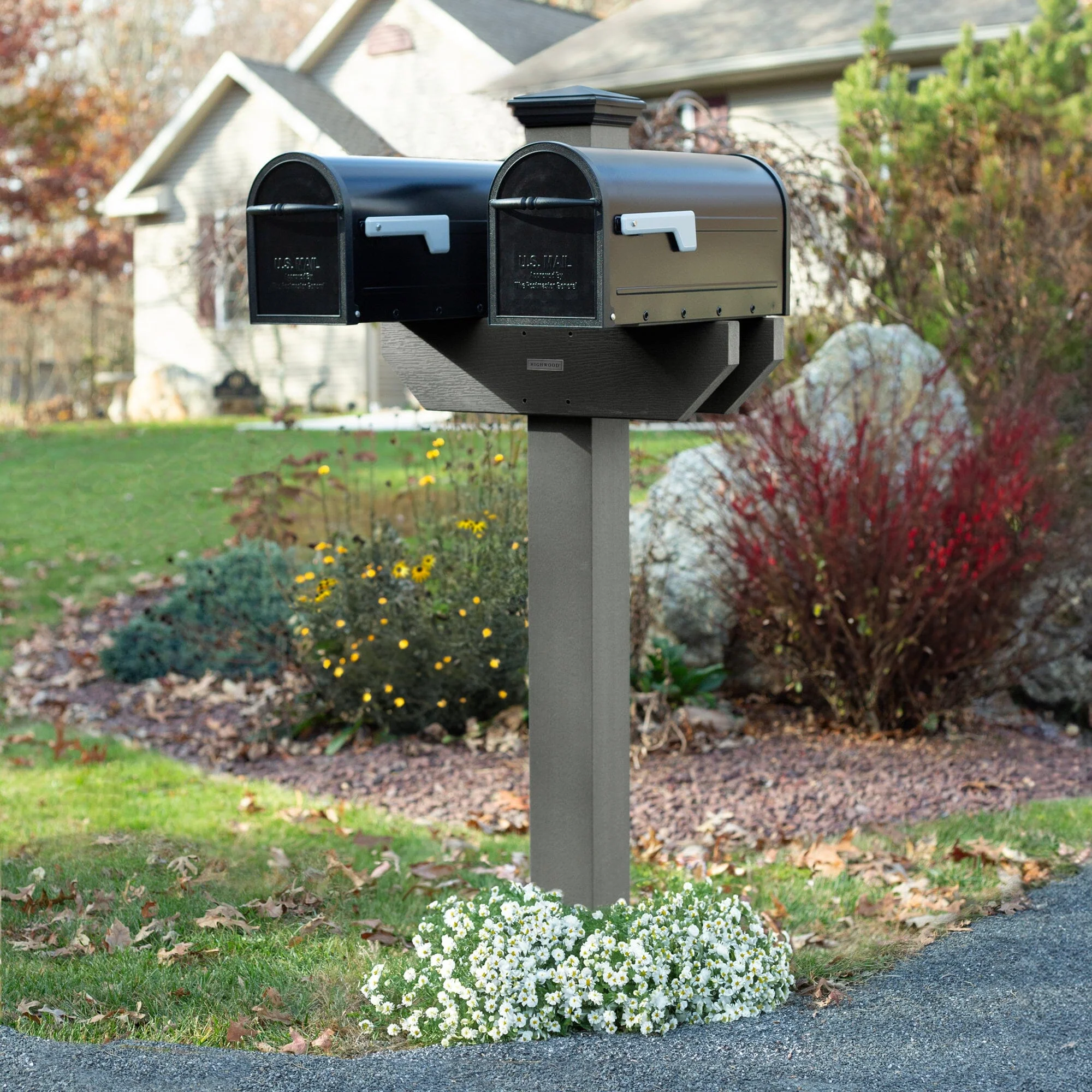 Hazleton Side-by-side Mailbox Post - Image 8