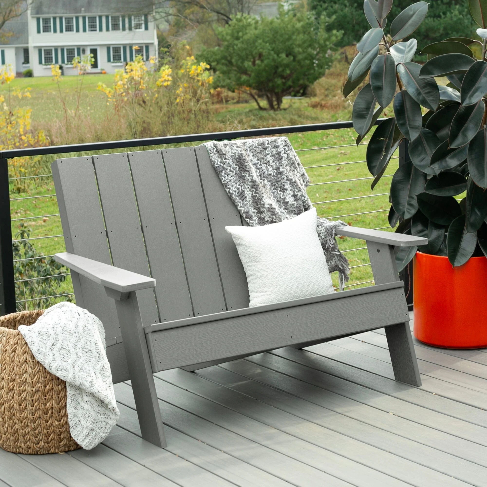 Italica Modern Double Wide Adirondack Chair - Image 12