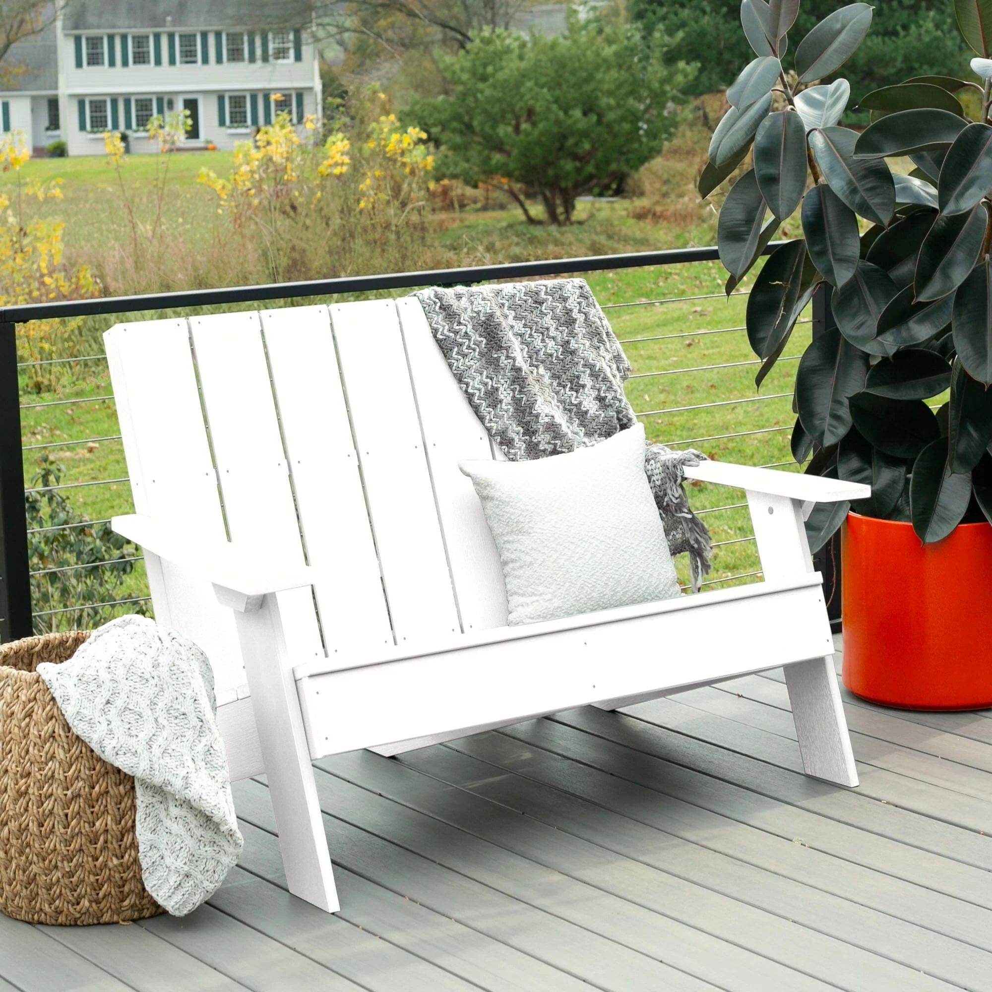 Italica Modern Double Wide Adirondack Chair - Image 17