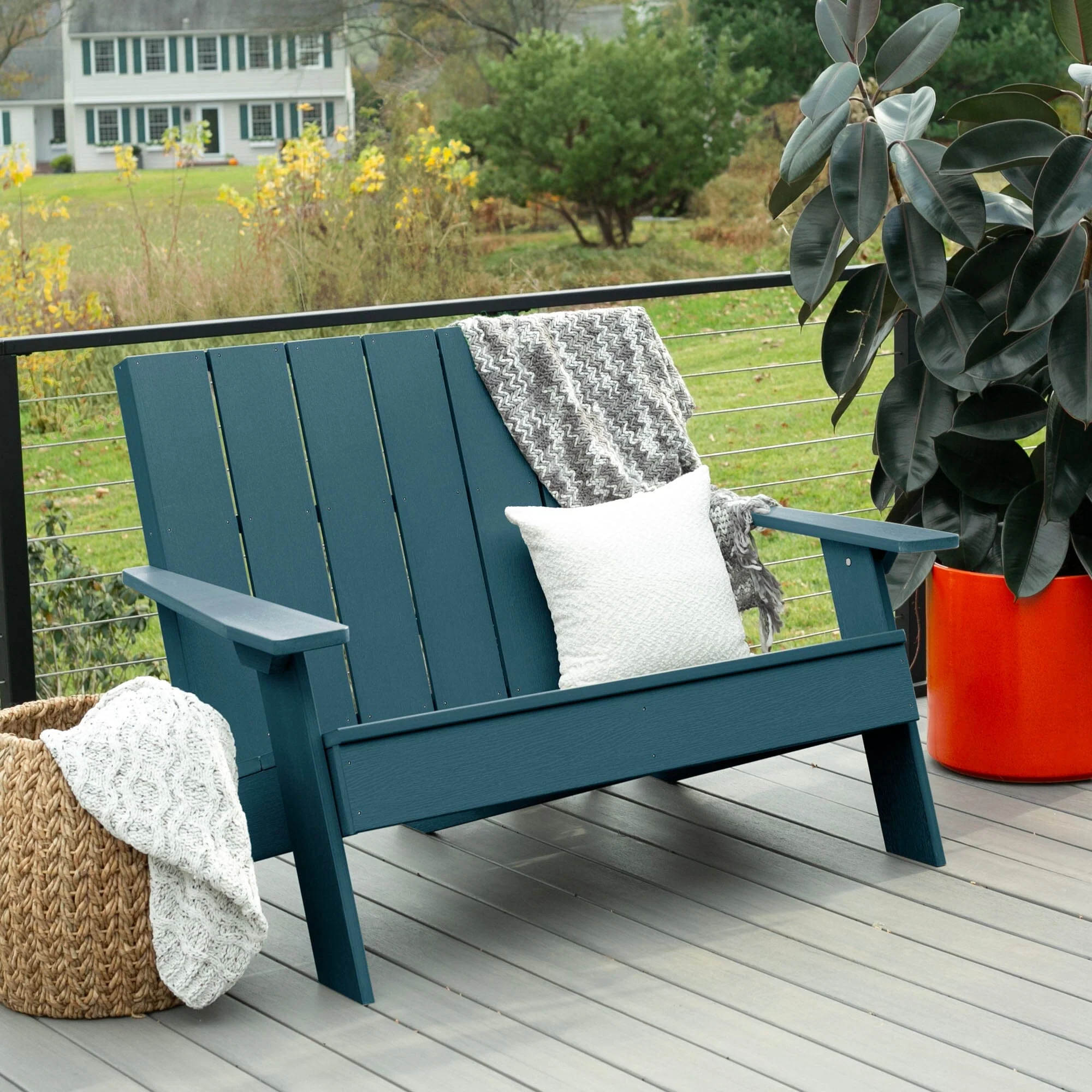 Italica Modern Double Wide Adirondack Chair - Image 22