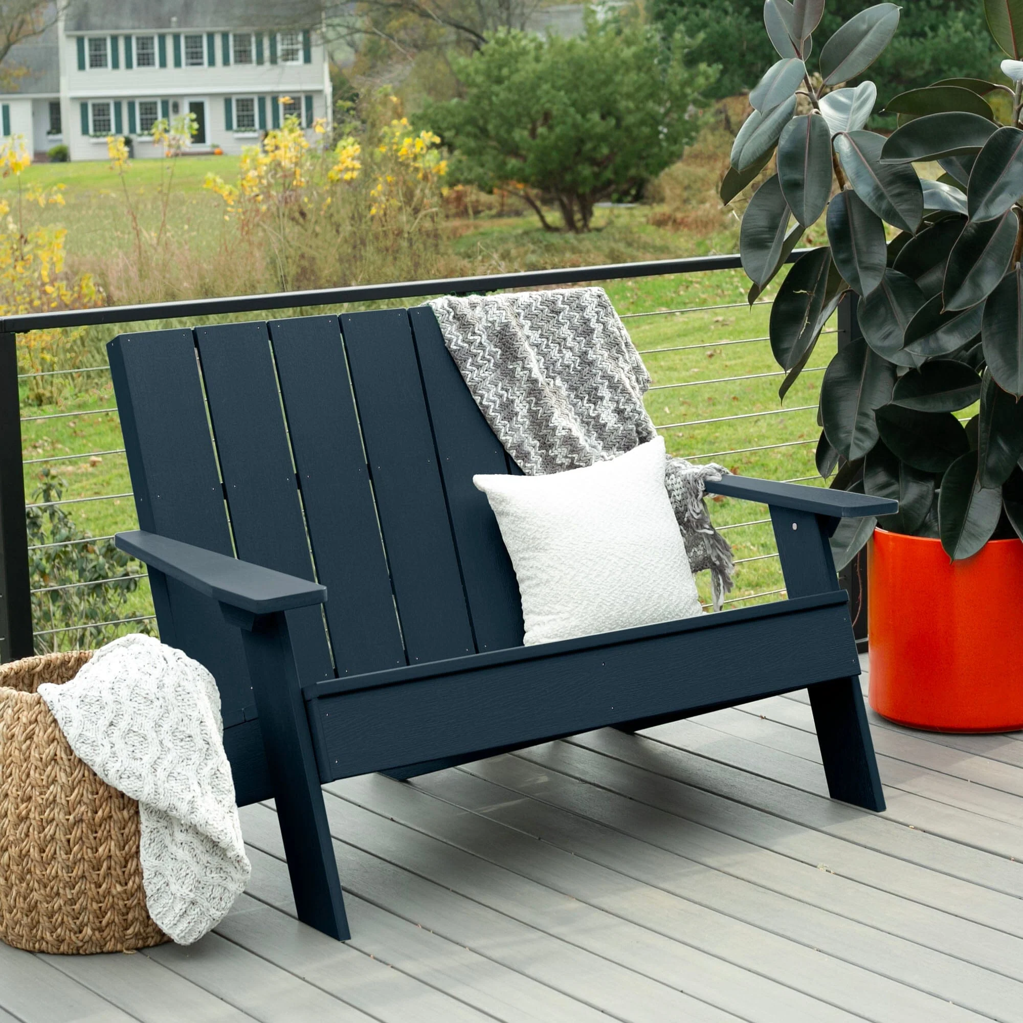 Italica Modern Double Wide Adirondack Chair - Image 27