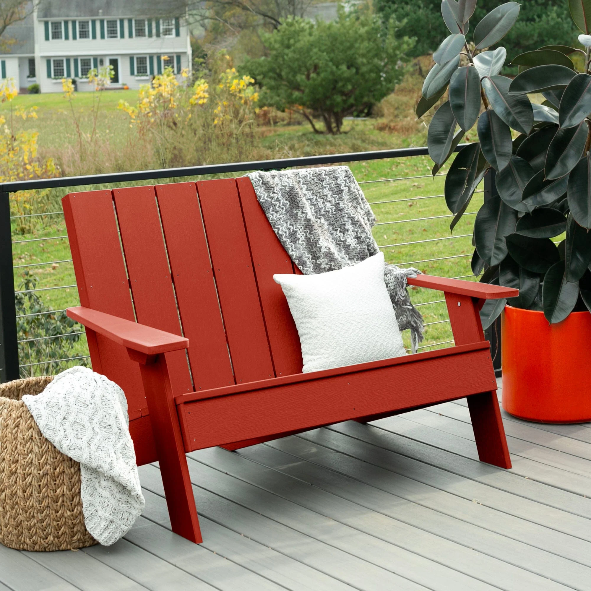 Italica Modern Double Wide Adirondack Chair - Image 32